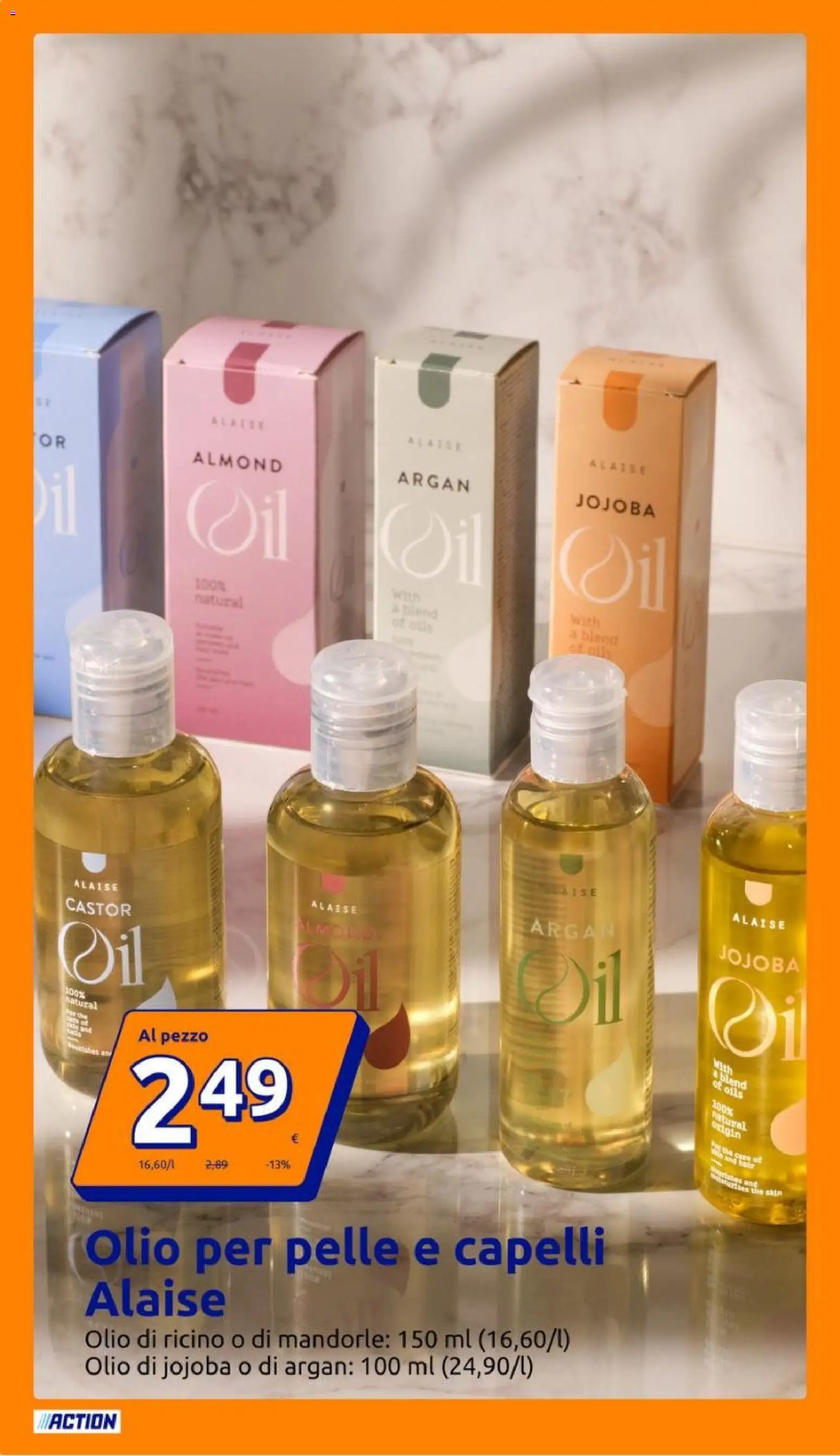 Volantino Action del 22.10.2025 | Pagina: 16 | Prodotti: Olio, Mandorle, The
