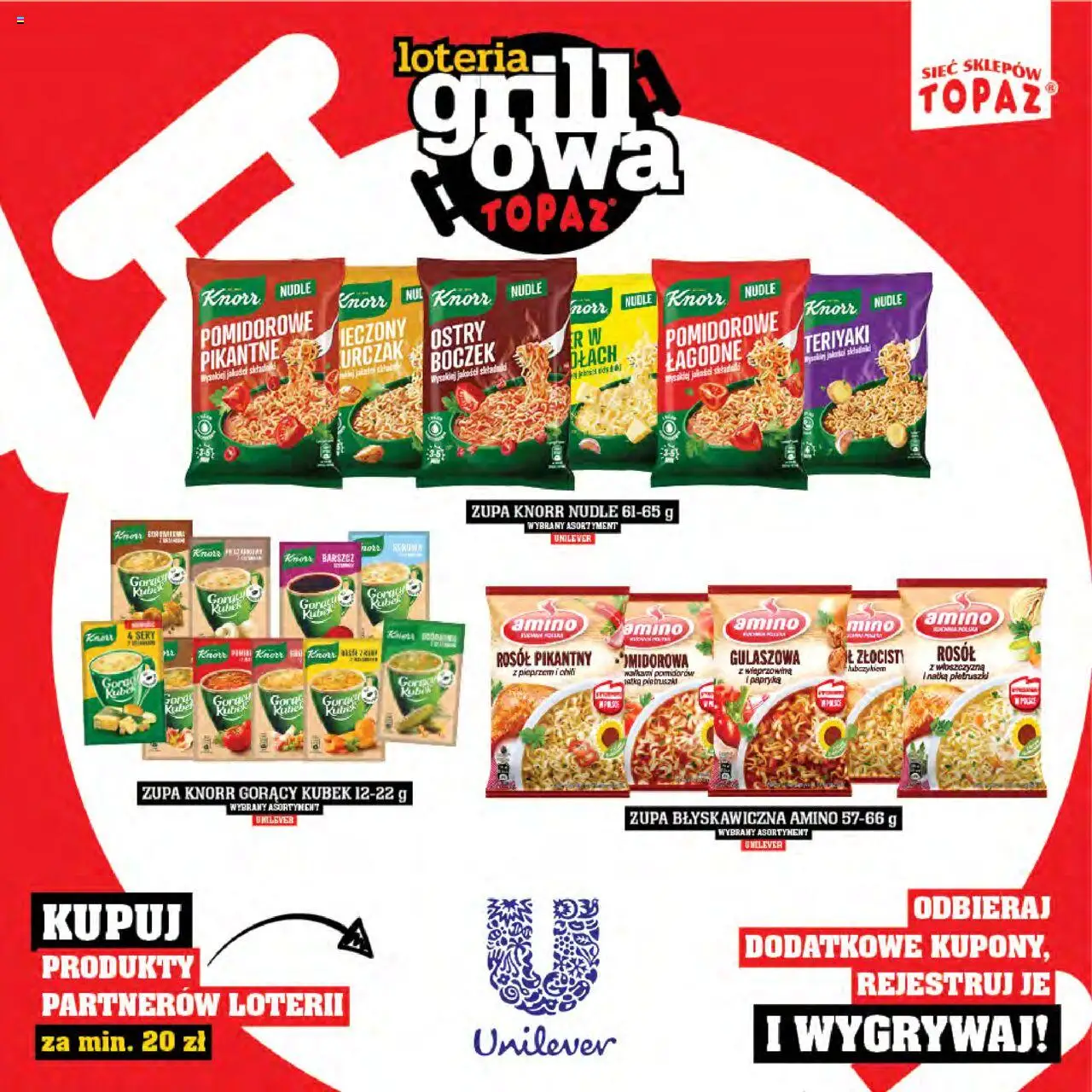 Topaz Gazetka - Katalog produktów Loteria Grillowa od 25.04.2025 | Strona: 59 | Produkty: Barszcz, Boczek, Sery, Wieprzowina