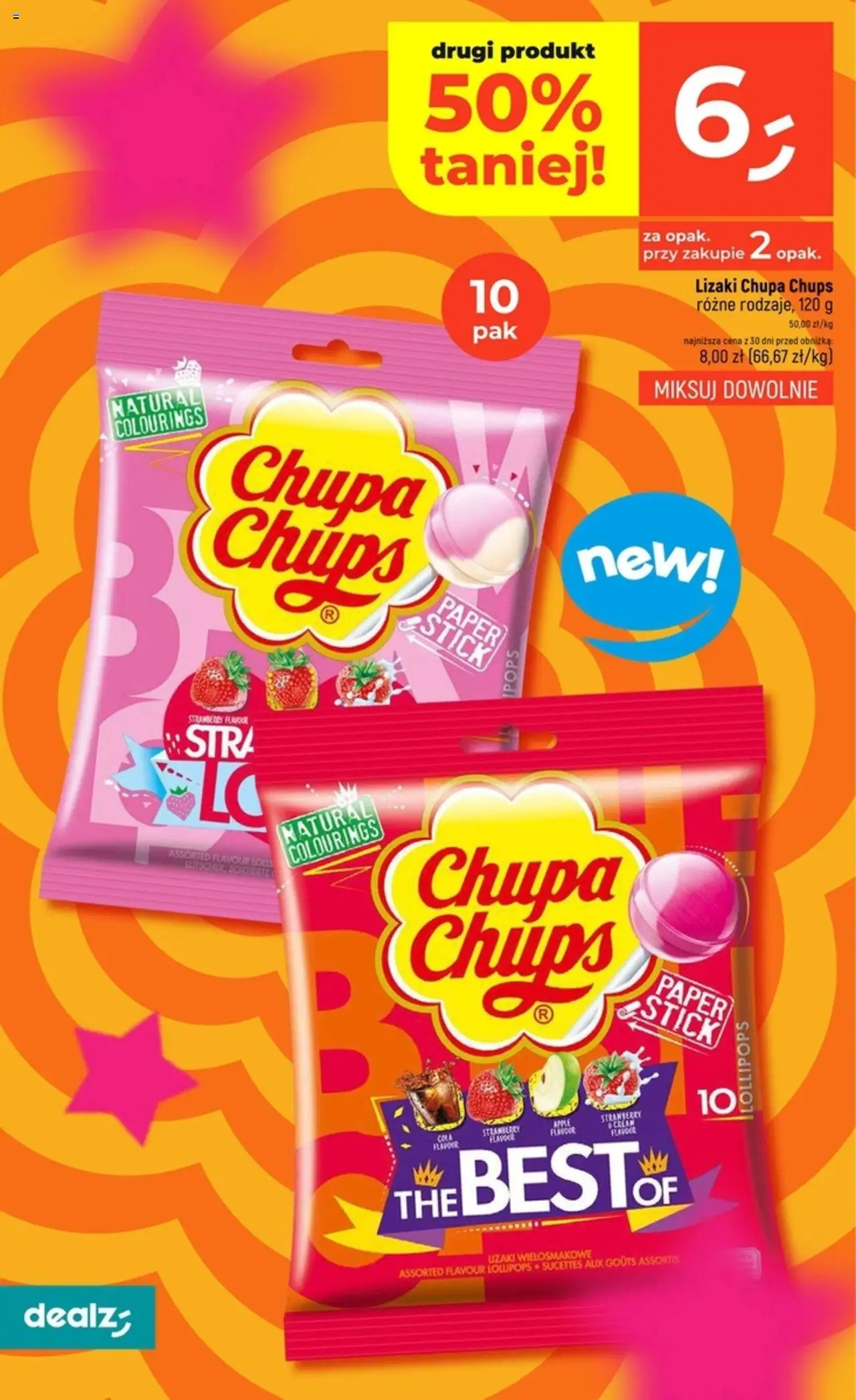 Dealz Gazetka od 14.08.2025 | Strona: 14 | Produkty: Lizaki, Lizaki chupa chups
