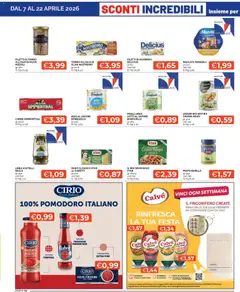 Anteprima del volantino Mercatò volantino valido a partire dal 07.04.2026 | Pagina: 14 | Prodotti: Insalata, Pomodoro, Piselli, Senape
