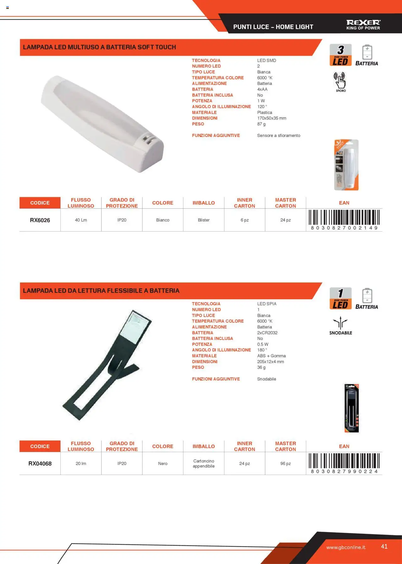 Volantino GBC del 31.05.2025 | Pagina: 41 | Prodotti: Batteria, Lampada