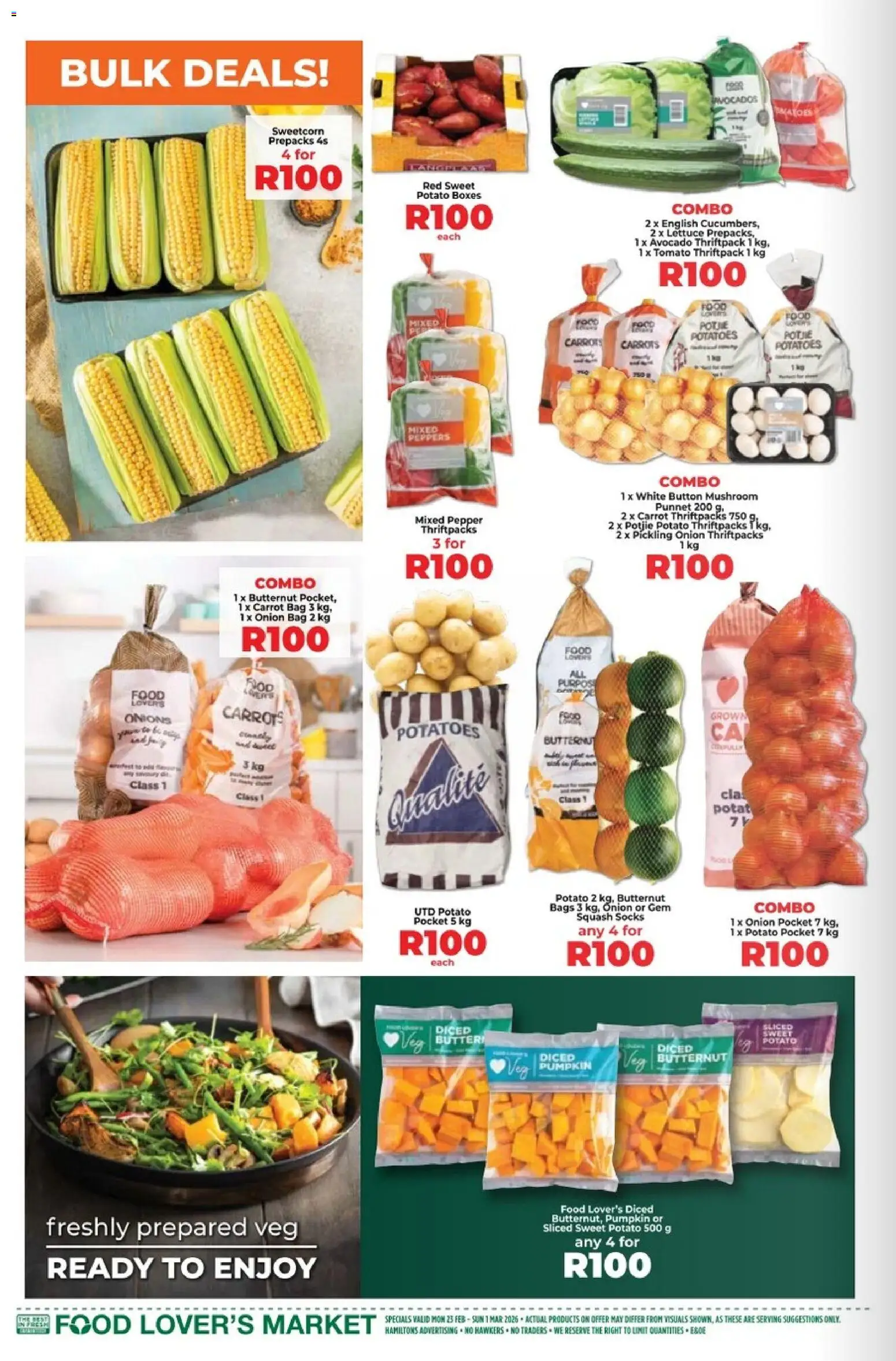 New Food Lover's Market catalogue – valid from 23.02.2025 | Page: 2 | Products: Socks, Carrots, Onions, Lettuce