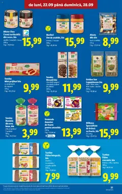 Noul catalog Lidl – valabil de la 22.09.2025 | Pagină: 21