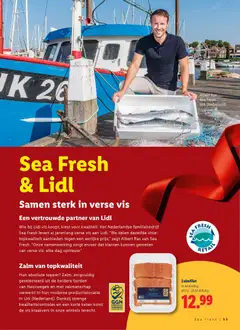Zalmfilet, In de koeling. 450 g - Voorbeeld van een folder van Lidl, geldig van 09.12.2025 | Pagina: 55