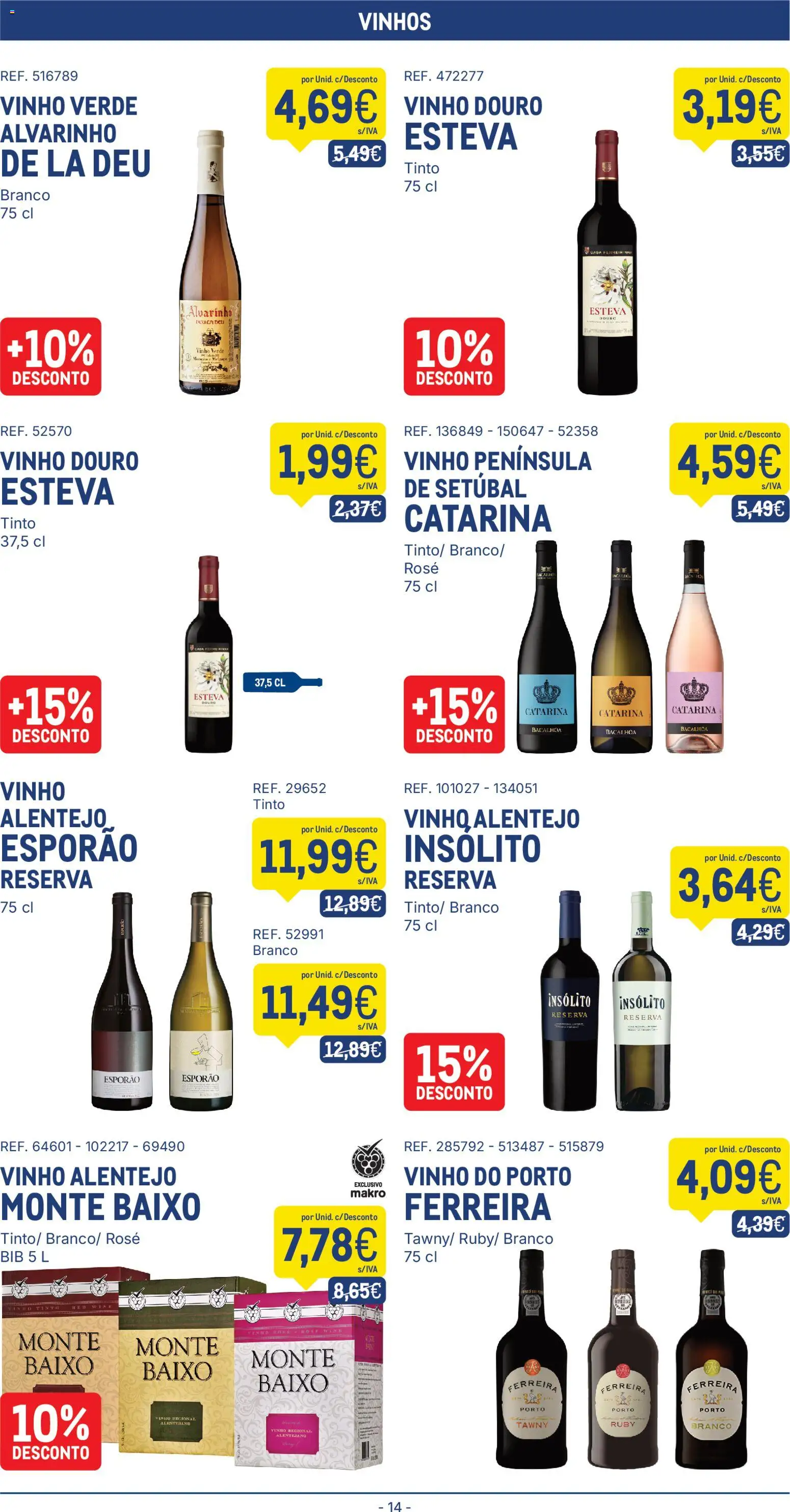 Makro folheto │ válido de 24.02.2026 | Página: 14 | Produtos: Vinho