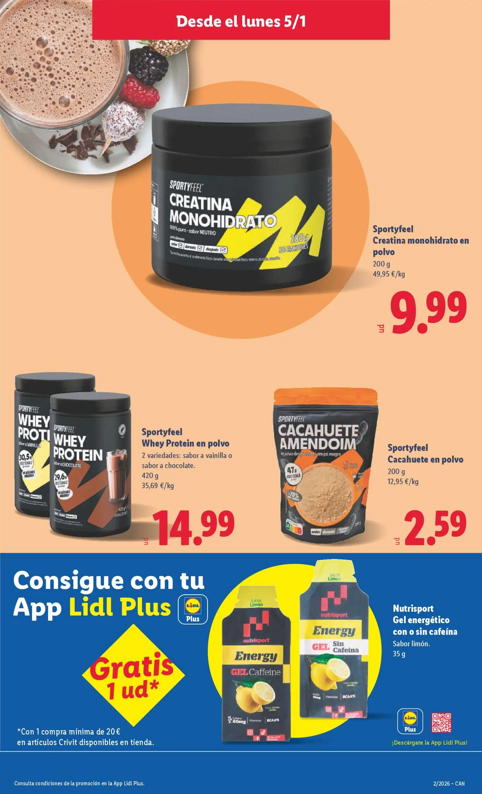 Lidl - Canarias │ válido desde el 05.01.2026 | Página: 9 | Productos: Polvo, Chocolate
