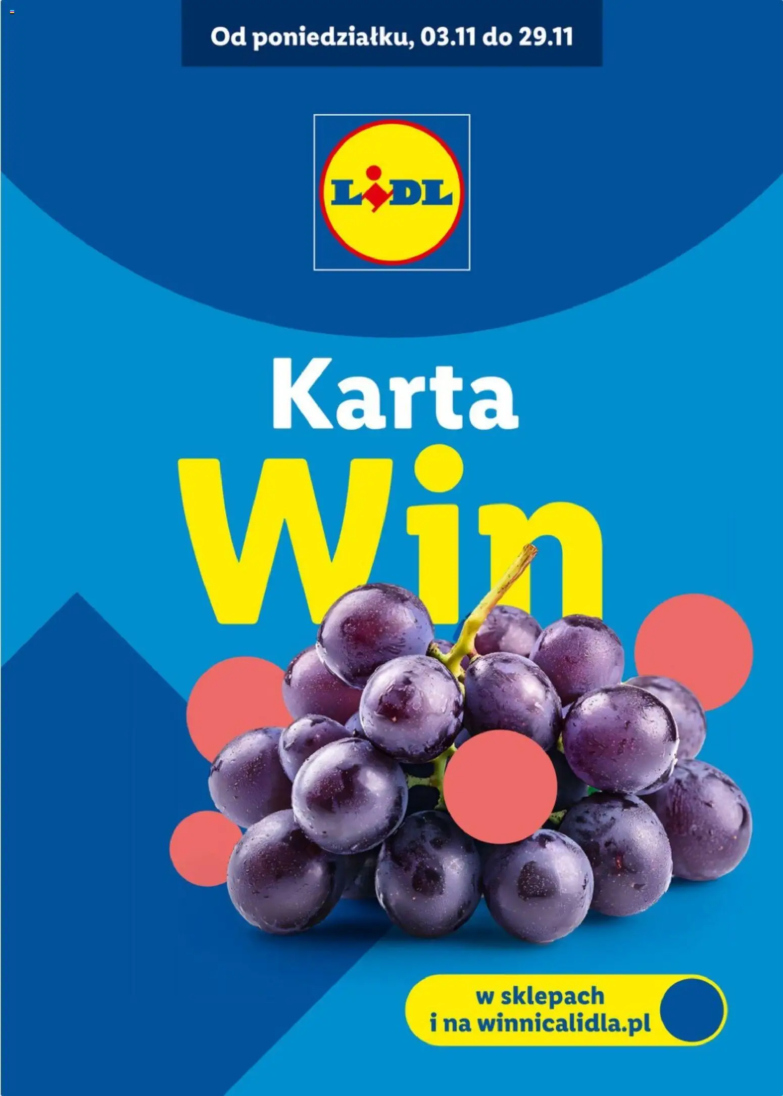 Lidl Katalog karta win od 03.11.2025 | Strona: 1 | Produkty: Karta