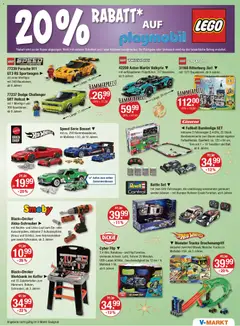 V-Markt - Hallertau/Oberpfalz ab 11.12.2025 gültig | Seite: 21 | Produkte: Fußball, Akkuschrauber, Monster, Koffer