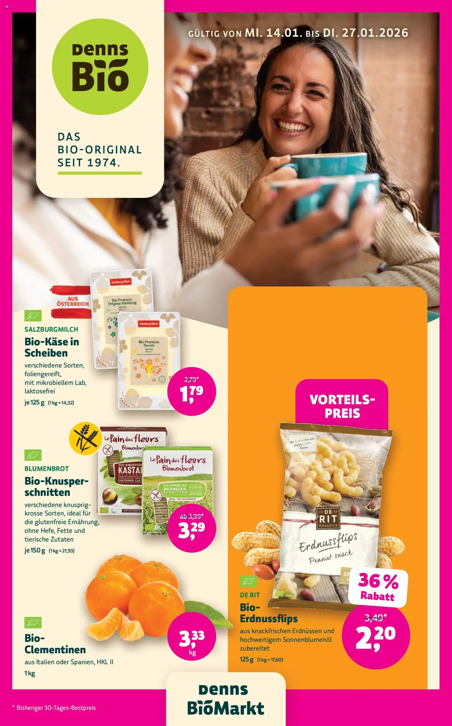 Denns BioMarkt Flugblatt gültig ab 14.01.2026 | Seite: 5 | Produkte: Hajdina liszt