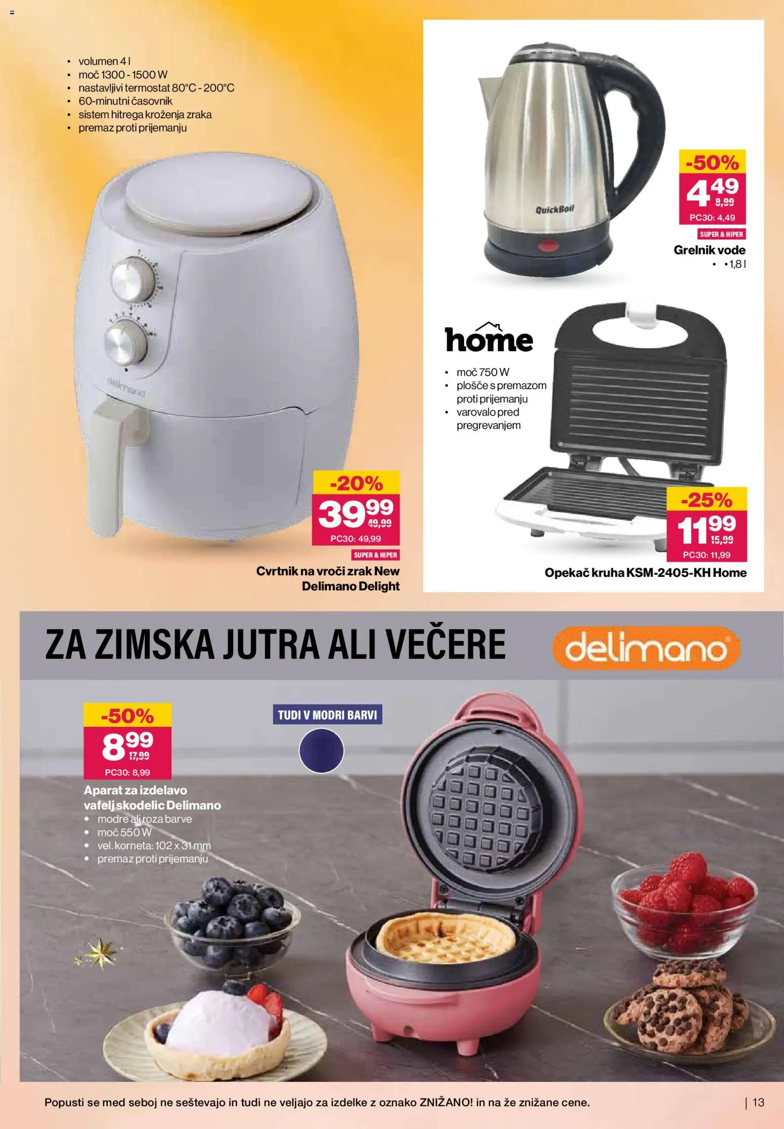 Novi Mercator katalog ponudbe – veljaven od 14.01.2026 | Stran: 13 | Izdelki: Termostat, Grelnik vode, Časovnik