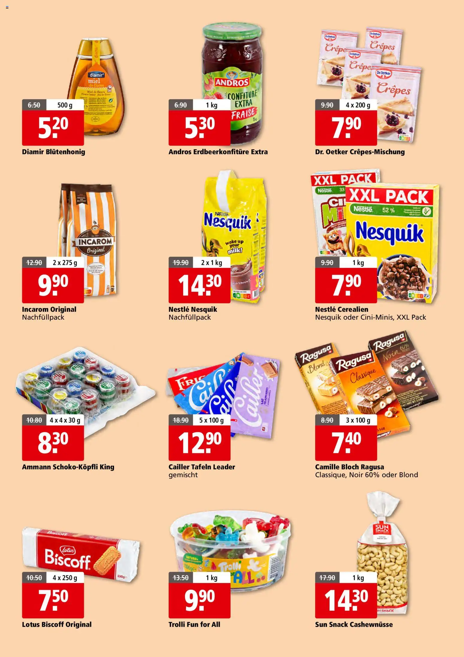 Aligro - Schlieren, Gossau SG, Frauenfeld, Rapperswil-Jona, Sargans, Bern, Brüttisellen, Pratteln, Emmen, Spreitenbach – gültig ab 26.11.2026 | Seite: 8 | Produkte: Cashewnüsse