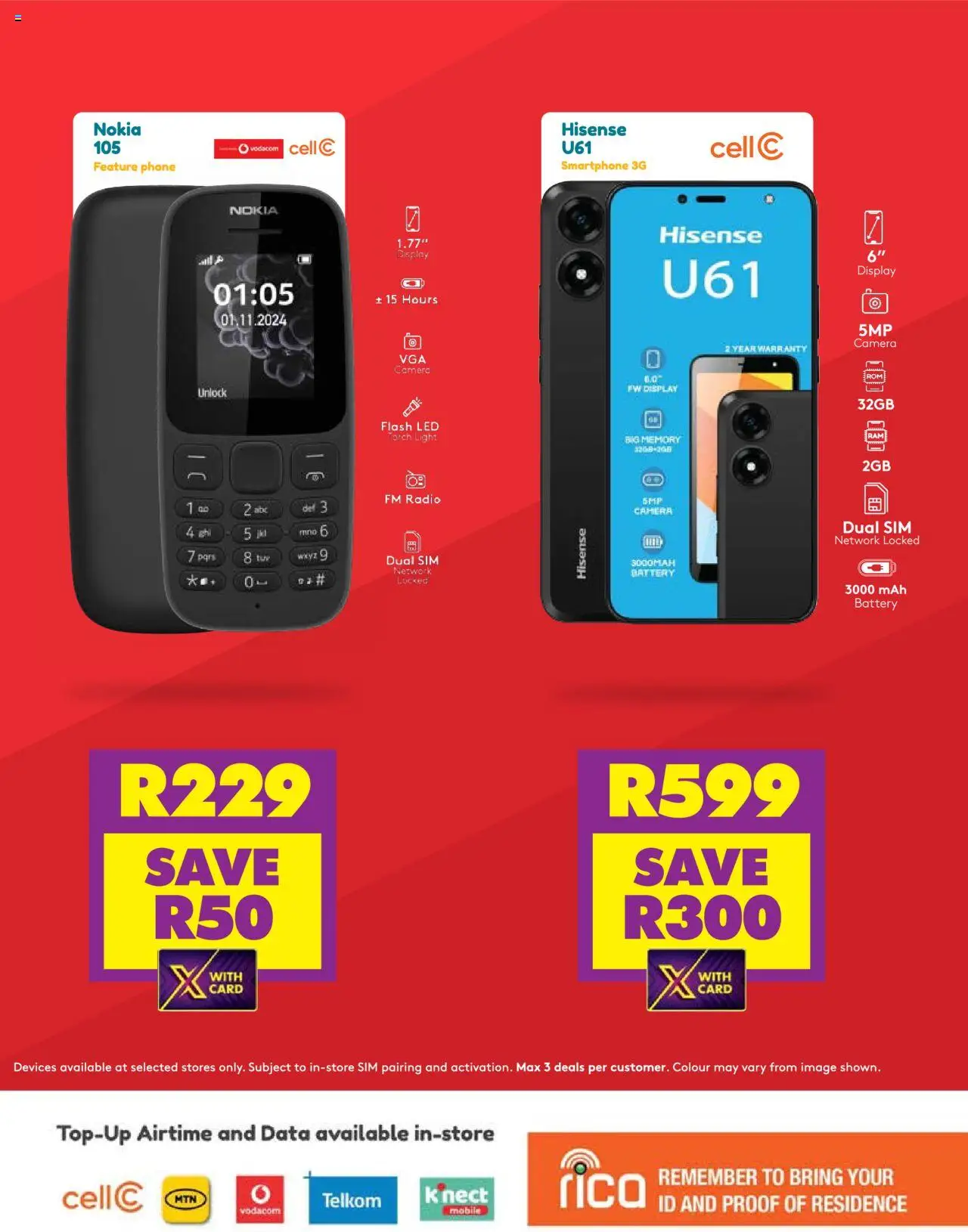 Shoprite - Money Market Deals │ valid from 23.06.2025 | Page: 3 | Products: Phone, Radio, Battery, Light