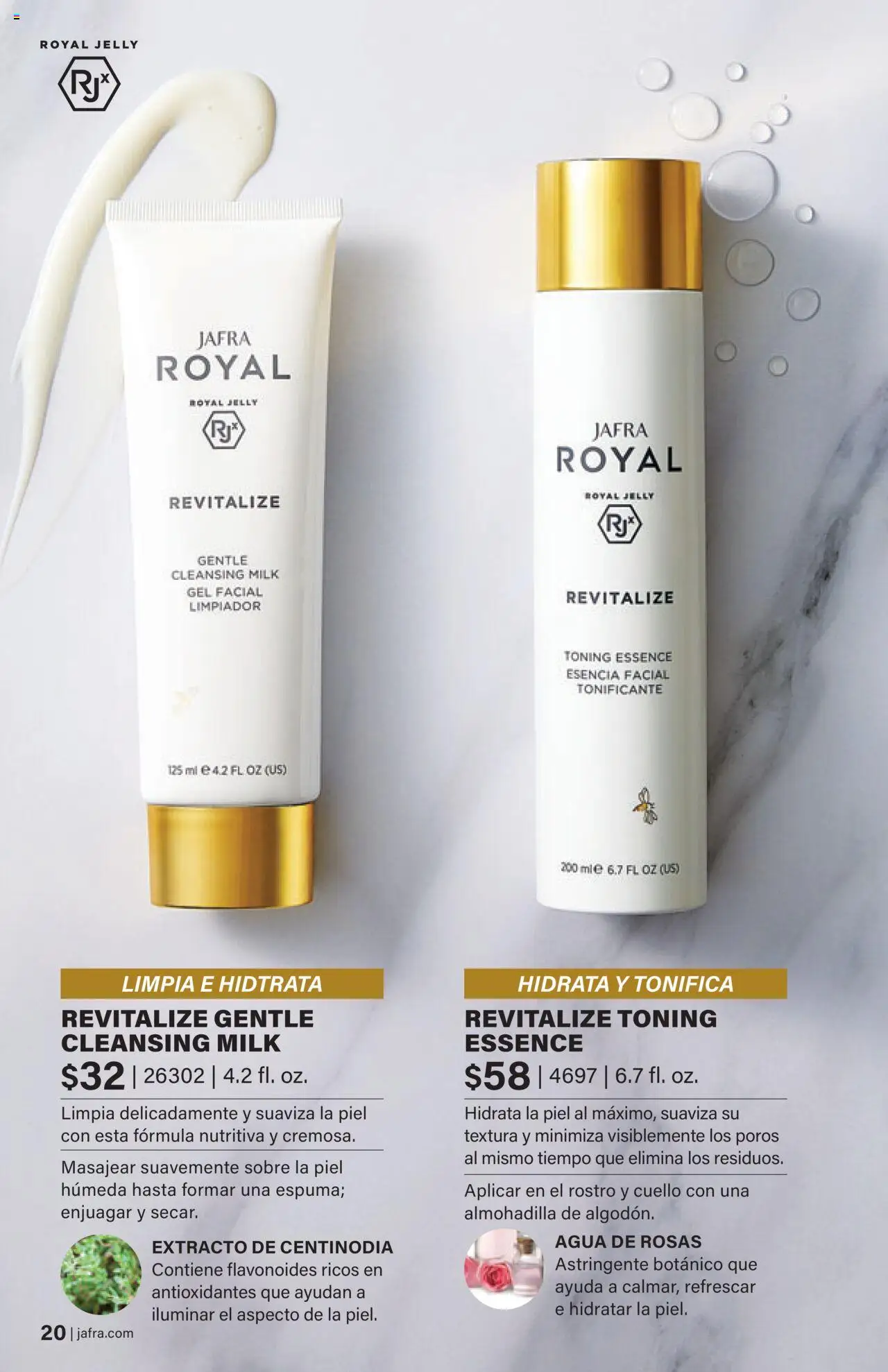 JAFRA folleto │ válido desde el 01.08.2025 | Página: 20 | Productos: Esencia facial