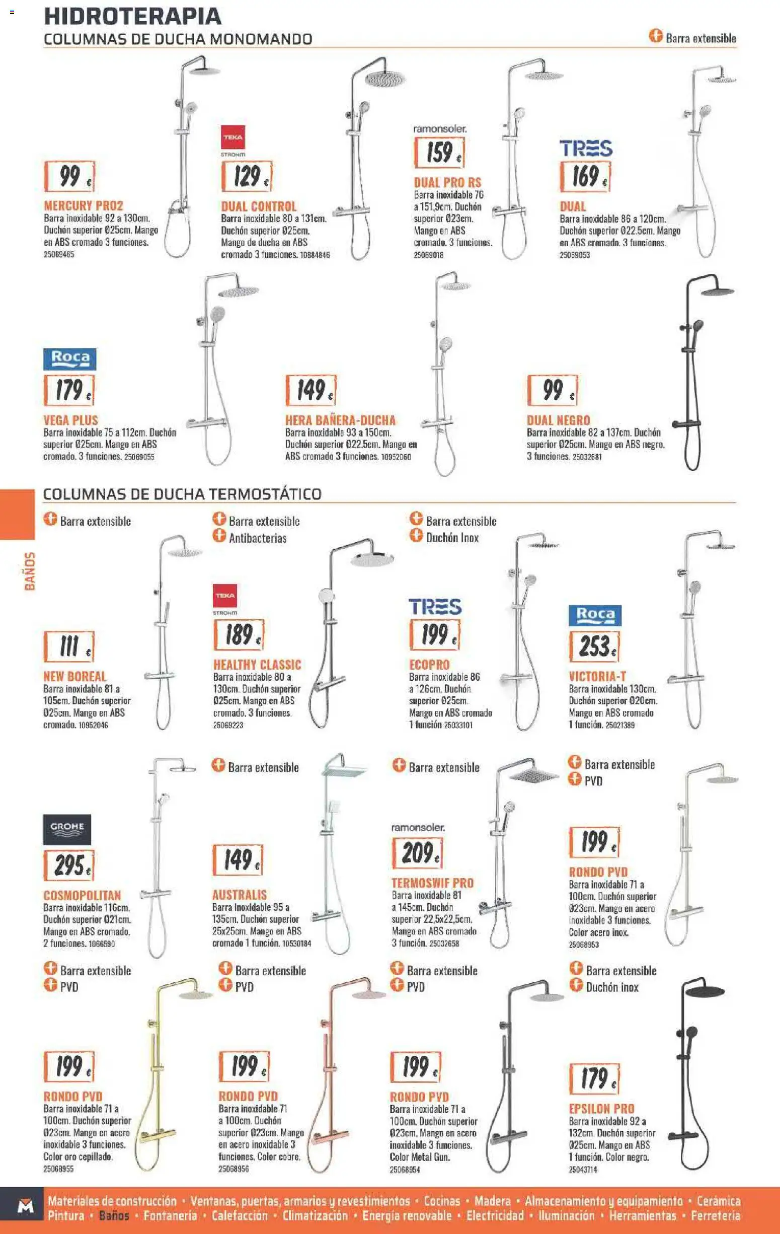 Obramat folleto │ válido desde el 23.03.2026 | Página: 214 | Productos: Ρούτερ, Galette de chaise, Ducha