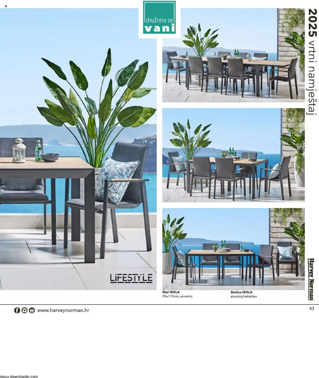 Harvey Norman katalog | vrijedi od 19.03.2025 | Stranica: 43 | Proizvodi: Stol, Stolica, Vrtni namještaj