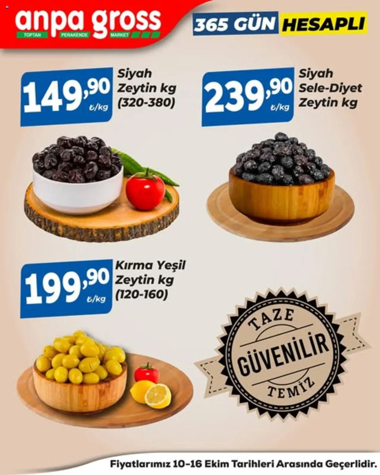Anpa Gross Katalog - 10.10.2025 tarihinden itibaren geçerlidir | Sayfa: 2 | Ürünler: Zeytin