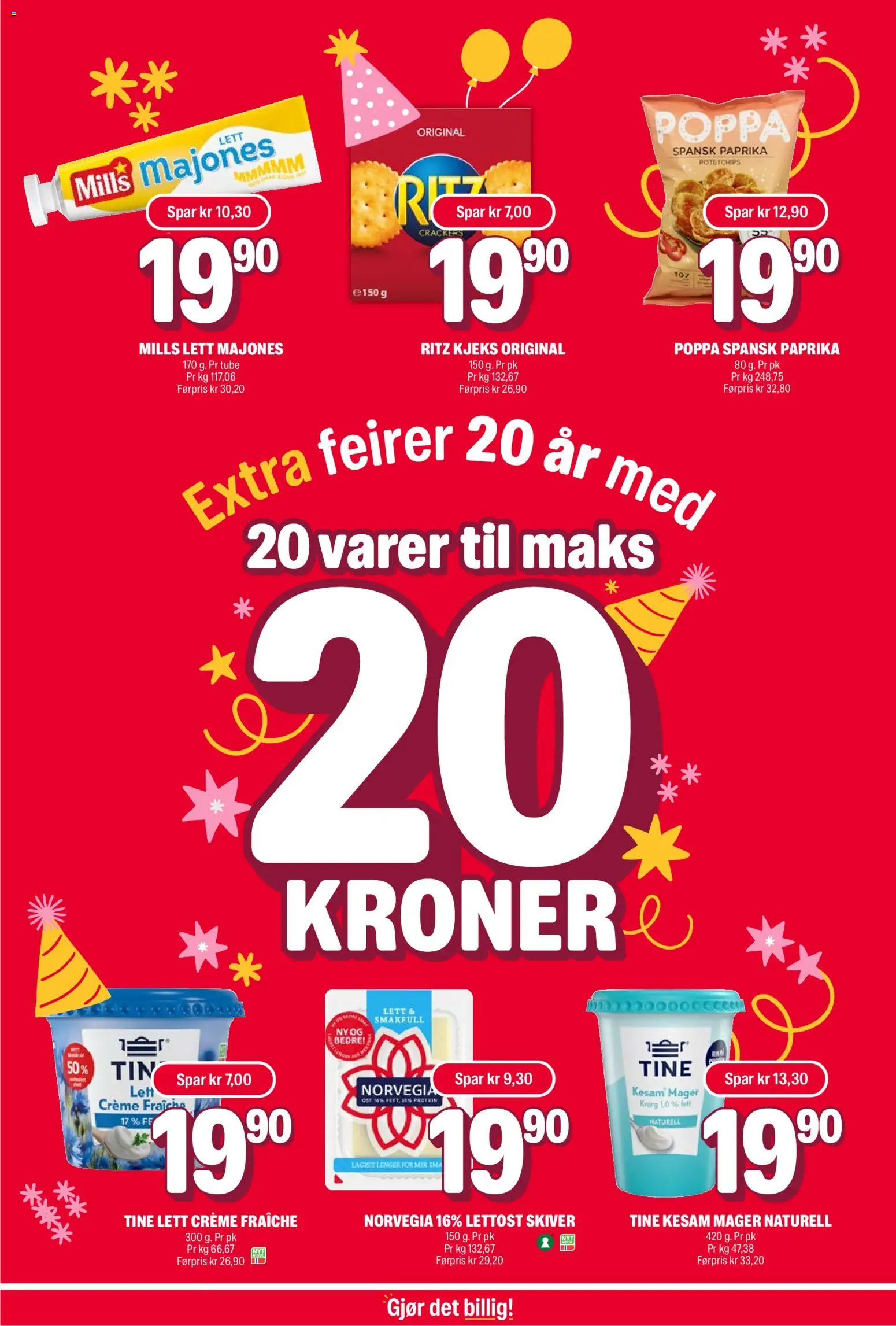 {H1} | Side: 9 | Produkter: Crème Fraîche, Paprika, Majones, Russisk salat