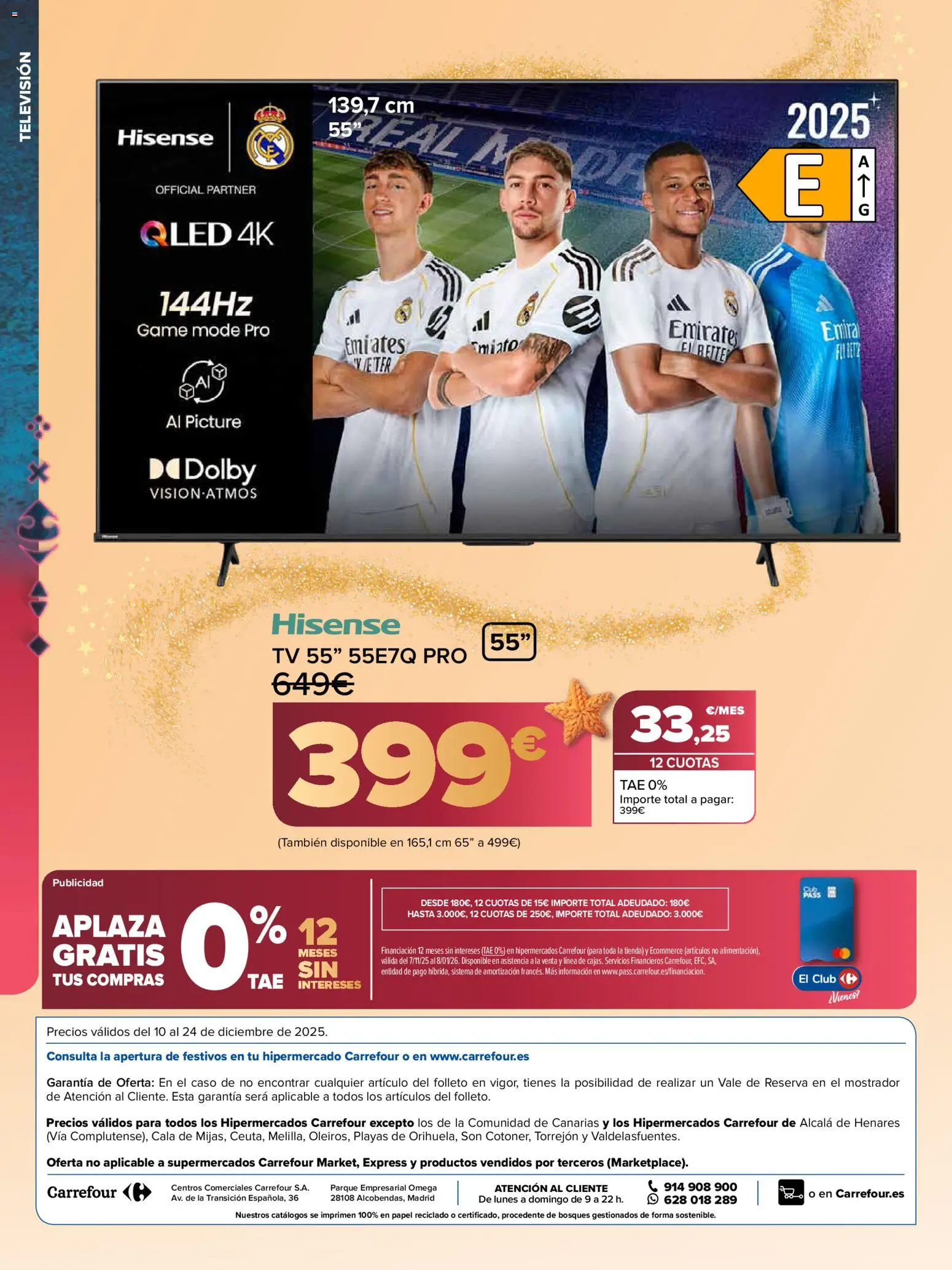Carrefour folleto │ válido desde el 10.12.2025 | Página: 26 | Productos: Televisión