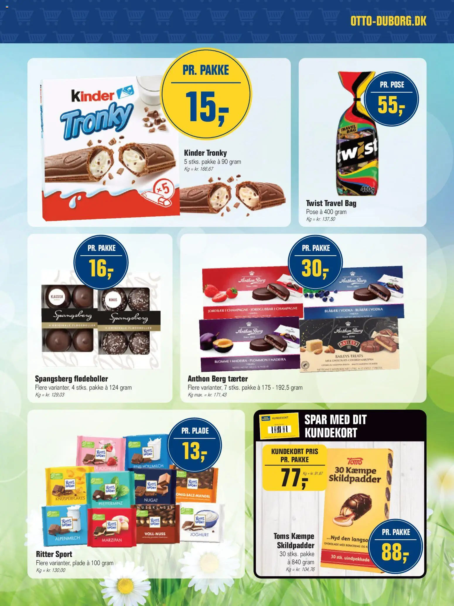 Otto Duborg tilbudsavis – gyldig fra 30.04.2026 | Side: 11 | Produkter: Amendoins, Jordbær, Vodka, Flødeboller