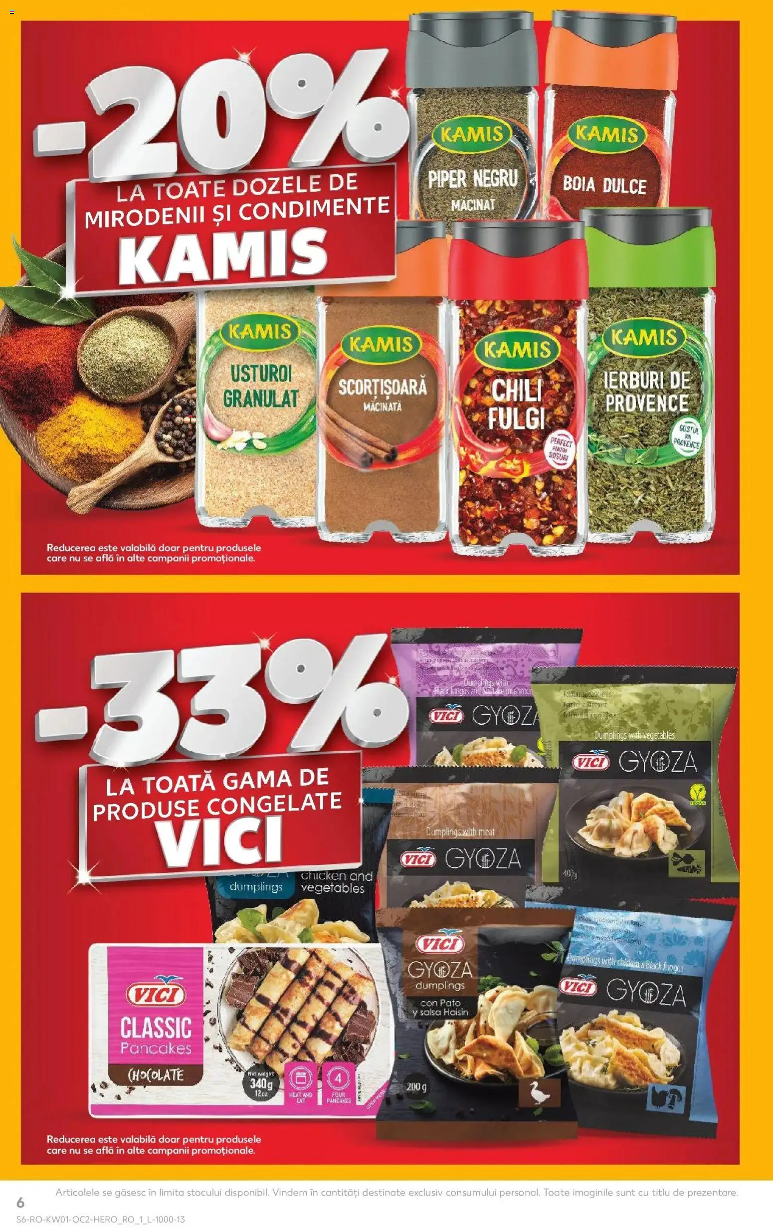 Noul catalog Kaufland – valabil de la 31.12.2025 | Pagină: 6 | Produse: Fulgi, Condimente, Piper, Usturoi