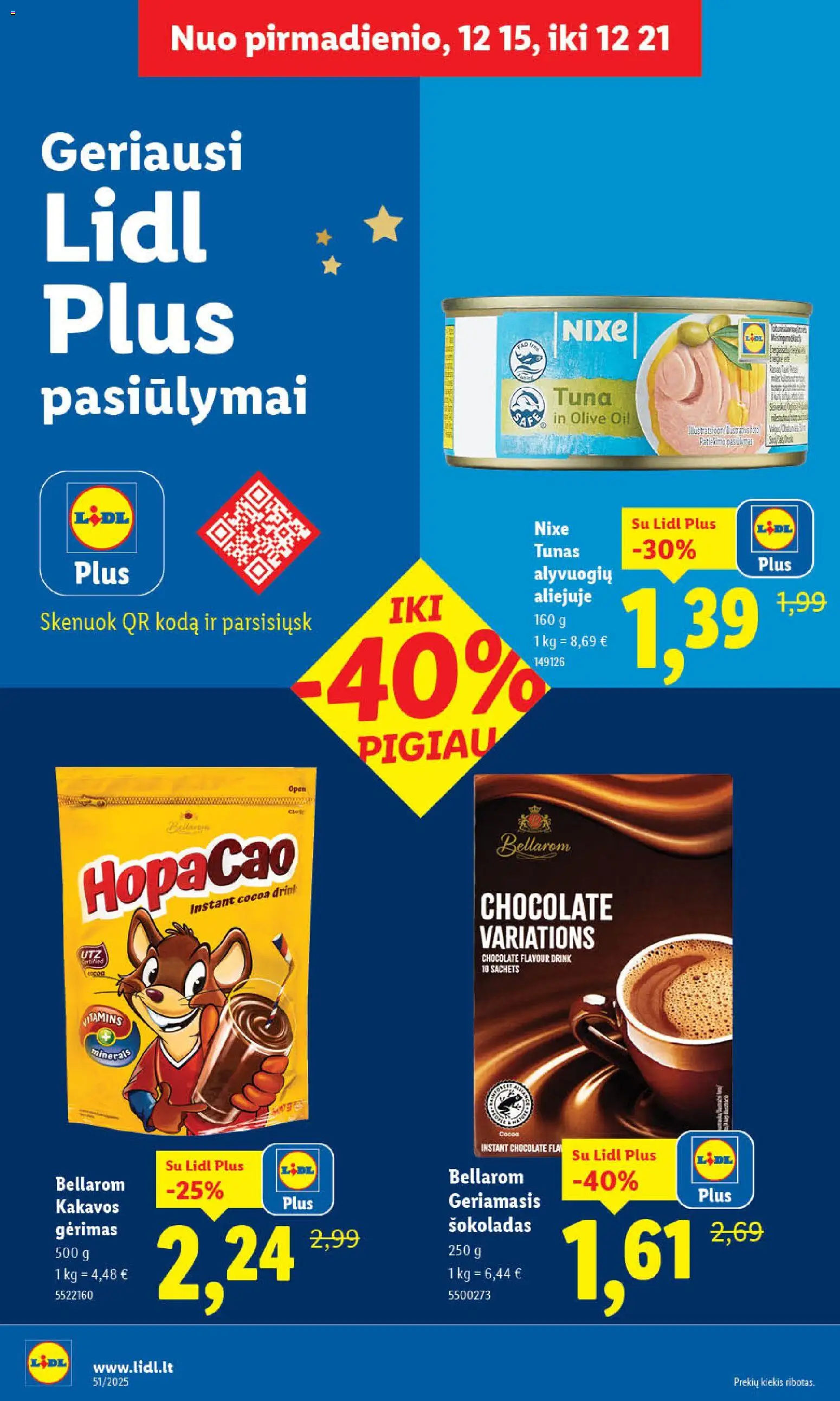 LIDL akcijos nuo 18.12.2025 | Puslapis: 34 | Prekių: Šokoladas
