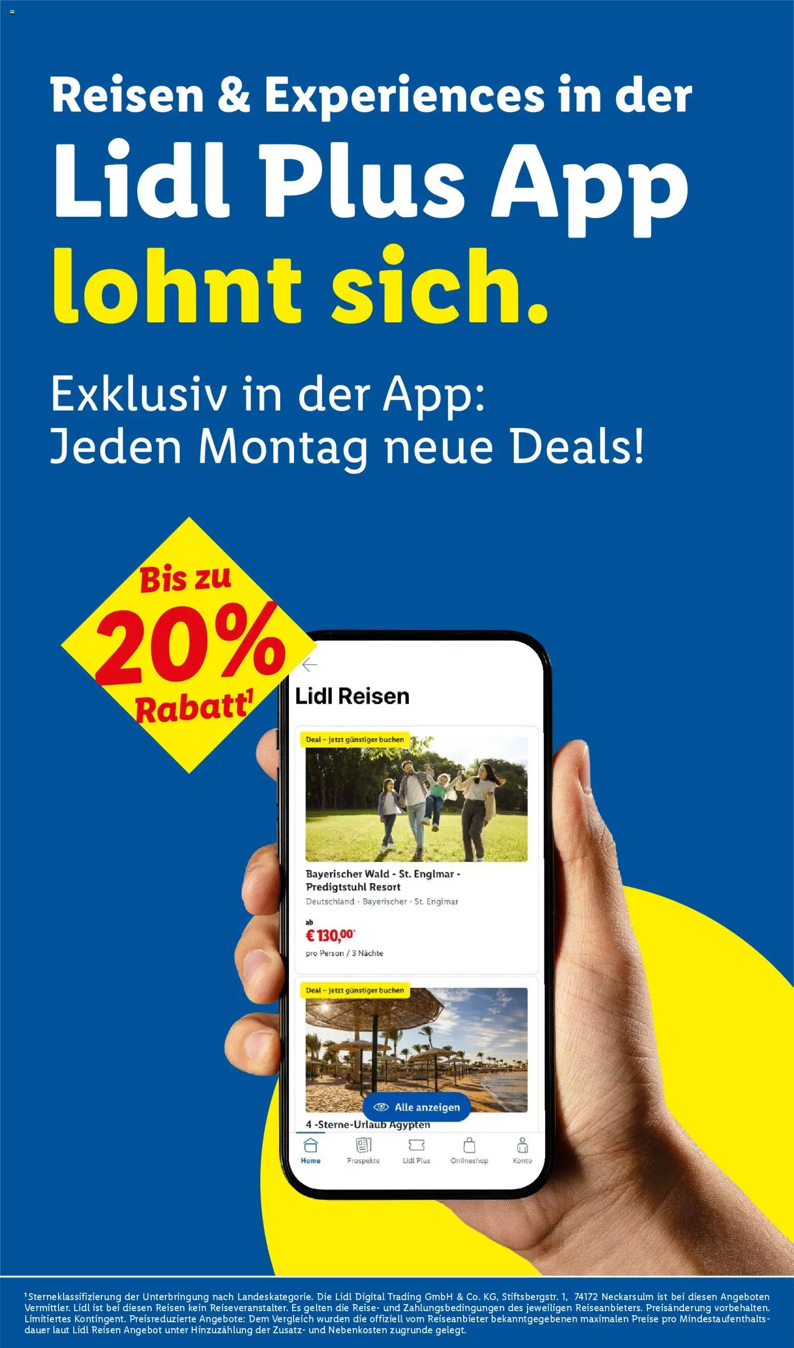 Lidl Reisen Prospekt 	 | 28.02.2026 | Wie erhält man einen begrenzten Rabatt? | Deutschland