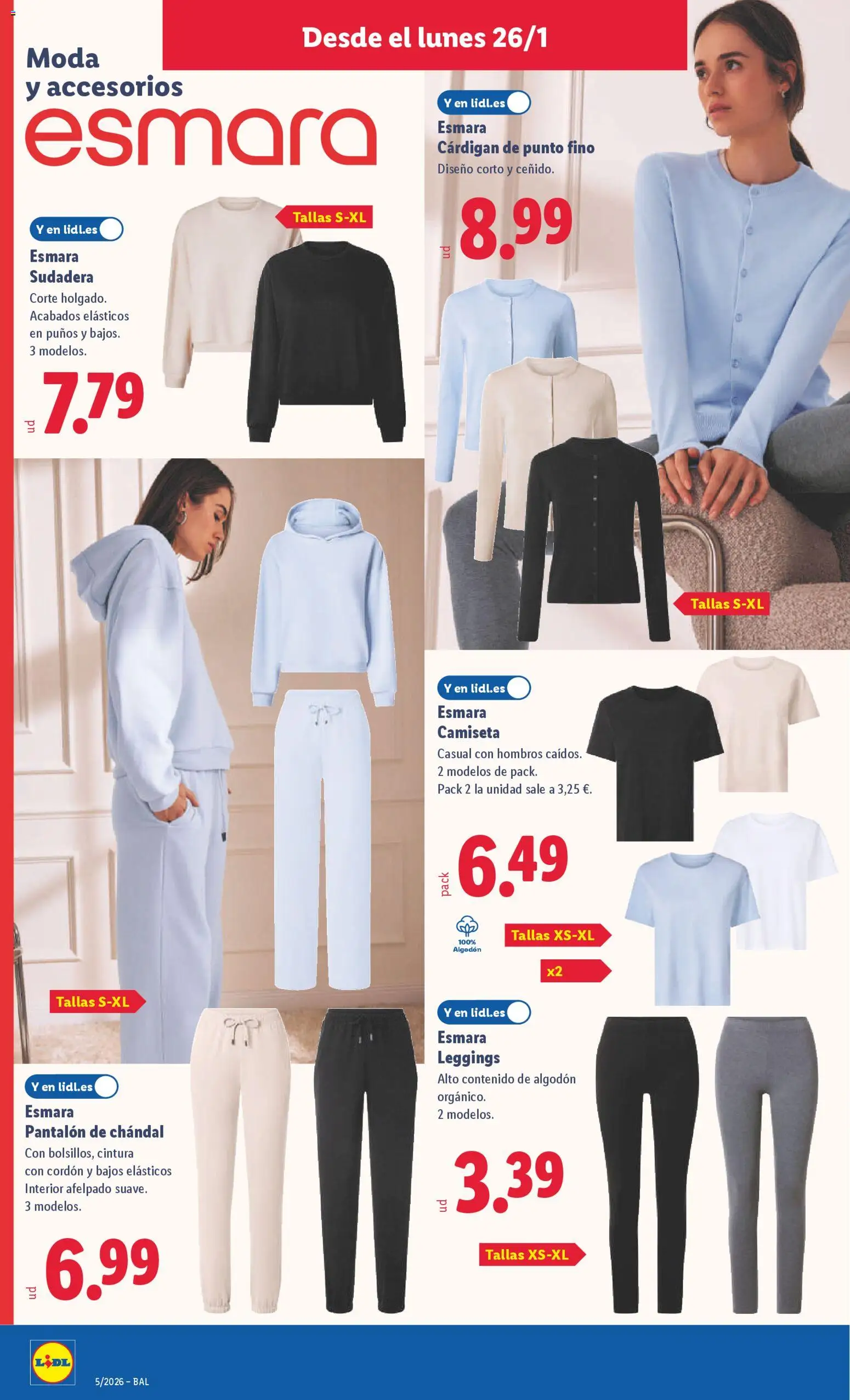 Lidl folleto de bazar │ válido desde el 26.01.2026 | Página: 6 | Productos: Sudadera, Pantalón de chándal