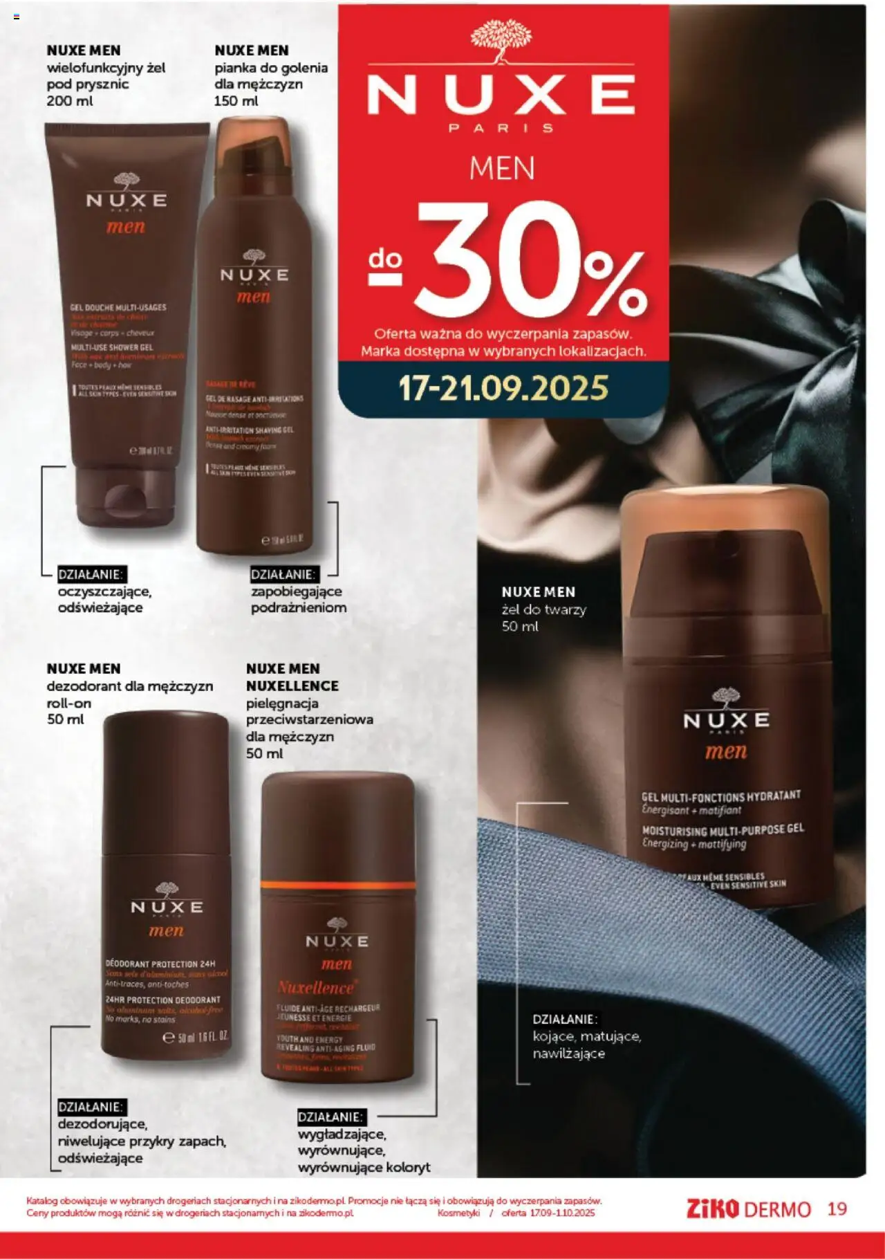 Ziko Gazetka od 17.09.2025 | Strona: 19 | Produkty: Kosmetyki, Prysznic, Body, Dezodorant