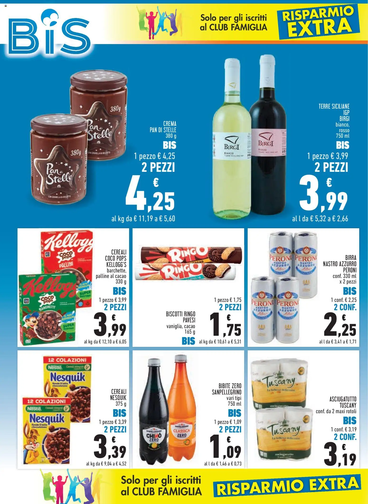 Volantino Conad del 26.02.2026 | Pagina: 4 | Prodotti: Birra, Biscotti, Cacao, Asciugatutto