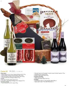 Vista previa Lupa Supermercados Regalar en Navidad válido desde el 03.11.2025 | Página: 63 | Productos: Chocolate, Vino, Frutos secos, Cesta