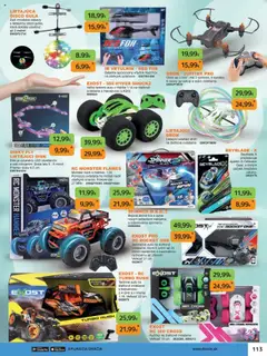 Dráčik leták platný od 03.10.2025 | Strana: 113 | Produkty: Auto na dialkové ovládanie, Dron, Hra