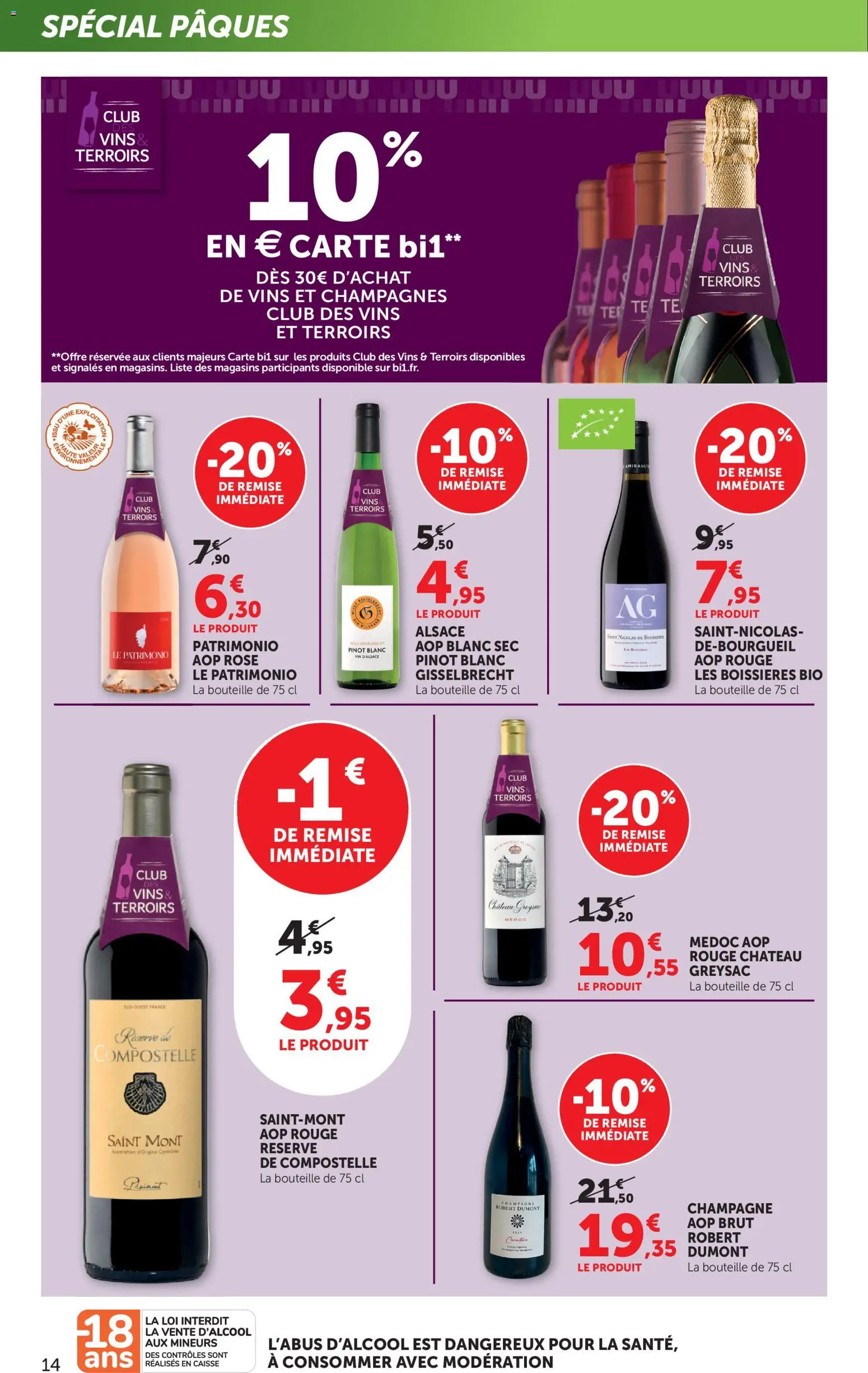 {H1} | Page: 14 | Produits: Champagne, Vin