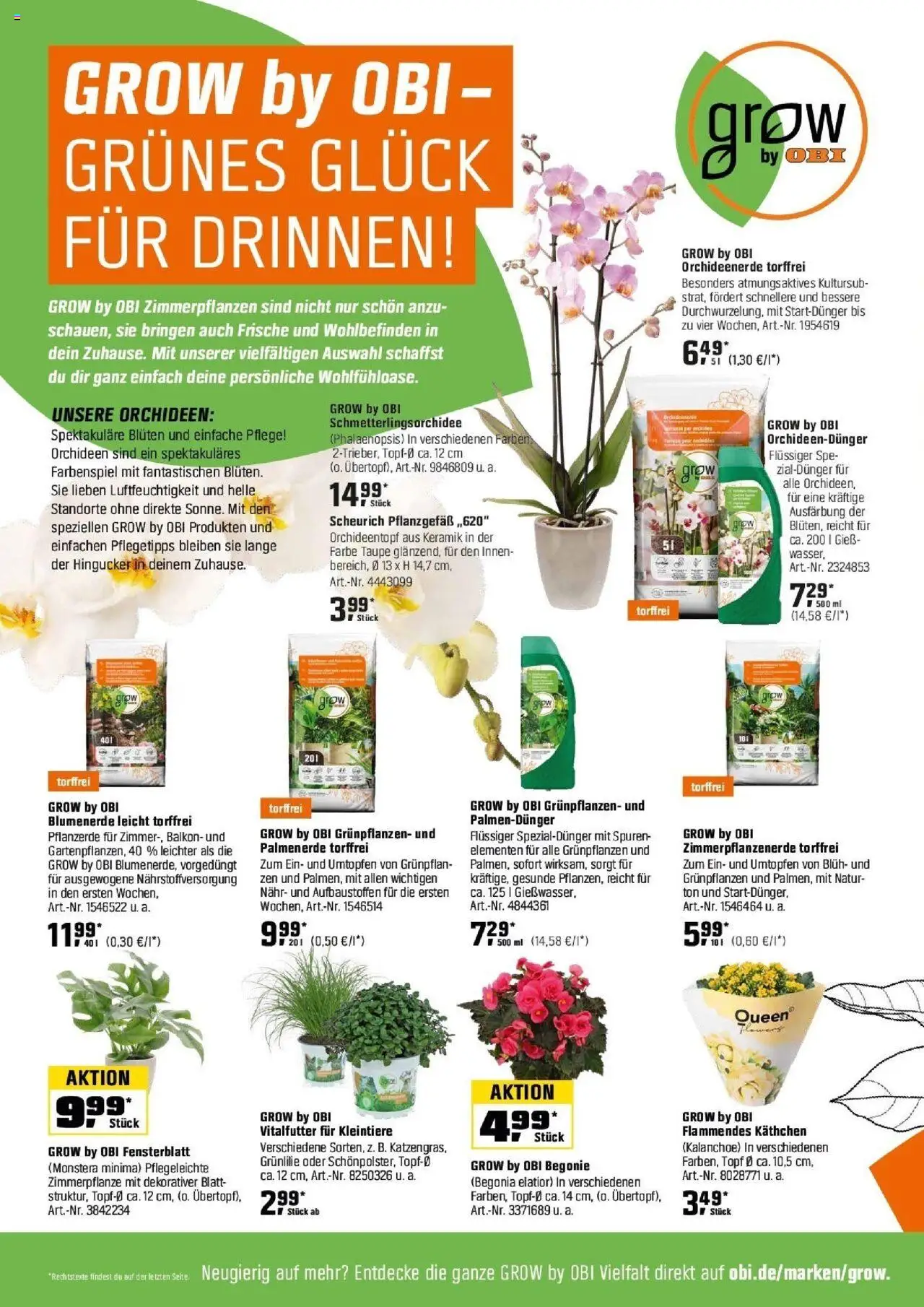 Obi Herbstgartenmagazin – gültig ab 01.09.2025 | Seite: 18 | Produkte: Pflanzerde, Blumenerde