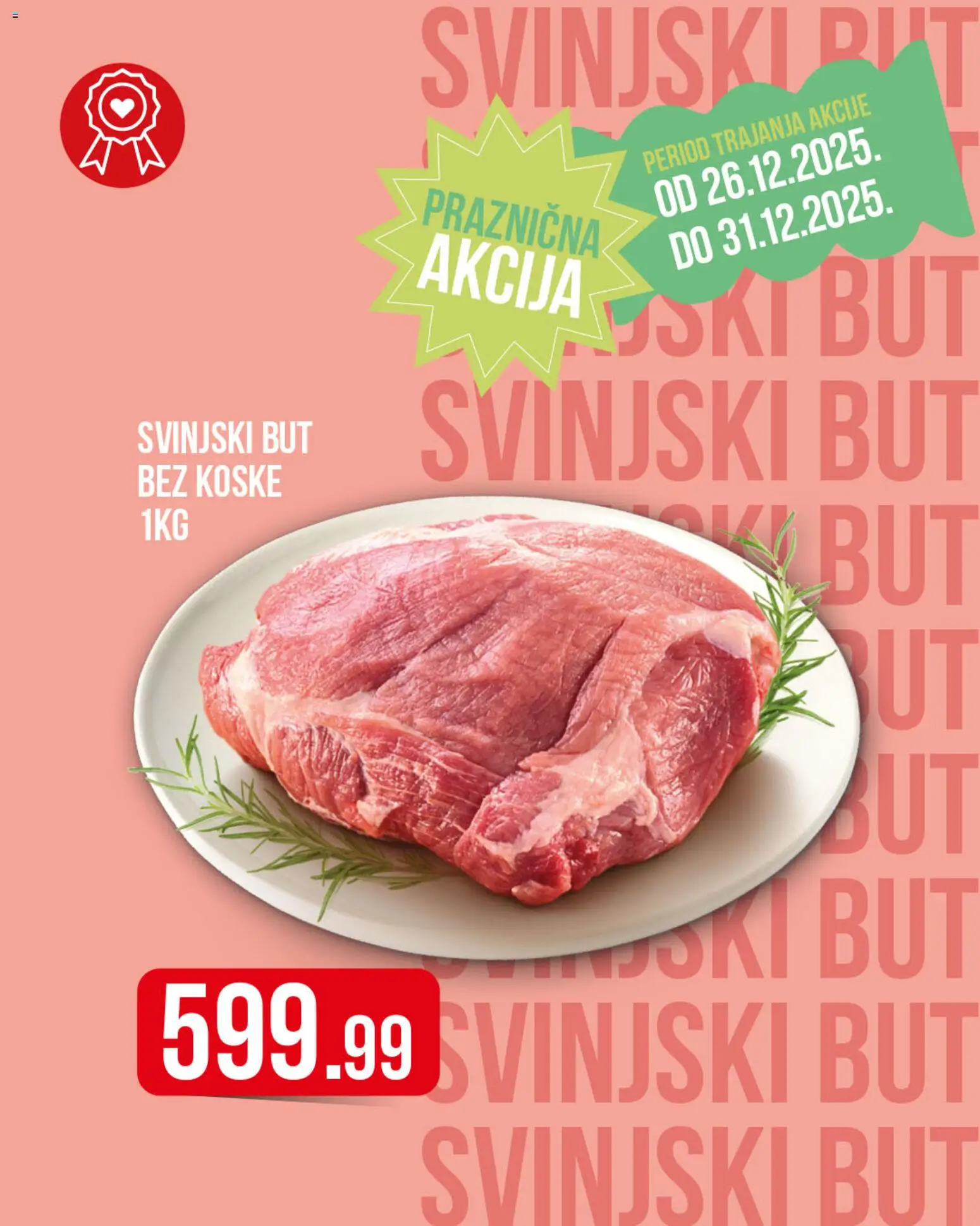 Metalac Proleter katalog - važi od 26.12.2025 | Strana: 2 | Proizvode: Svinjski but