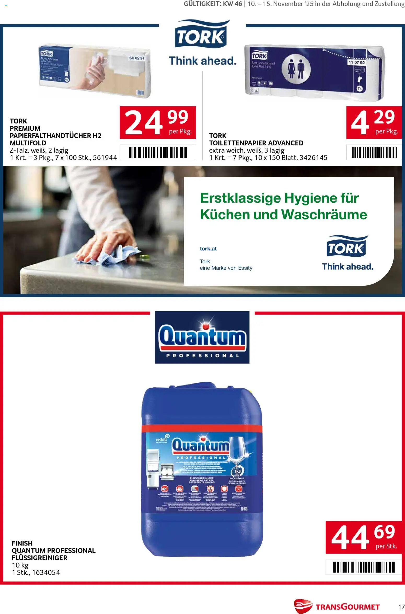Transgourmet  Markenfestwoche gültig ab 10.11.2025 | Seite: 17