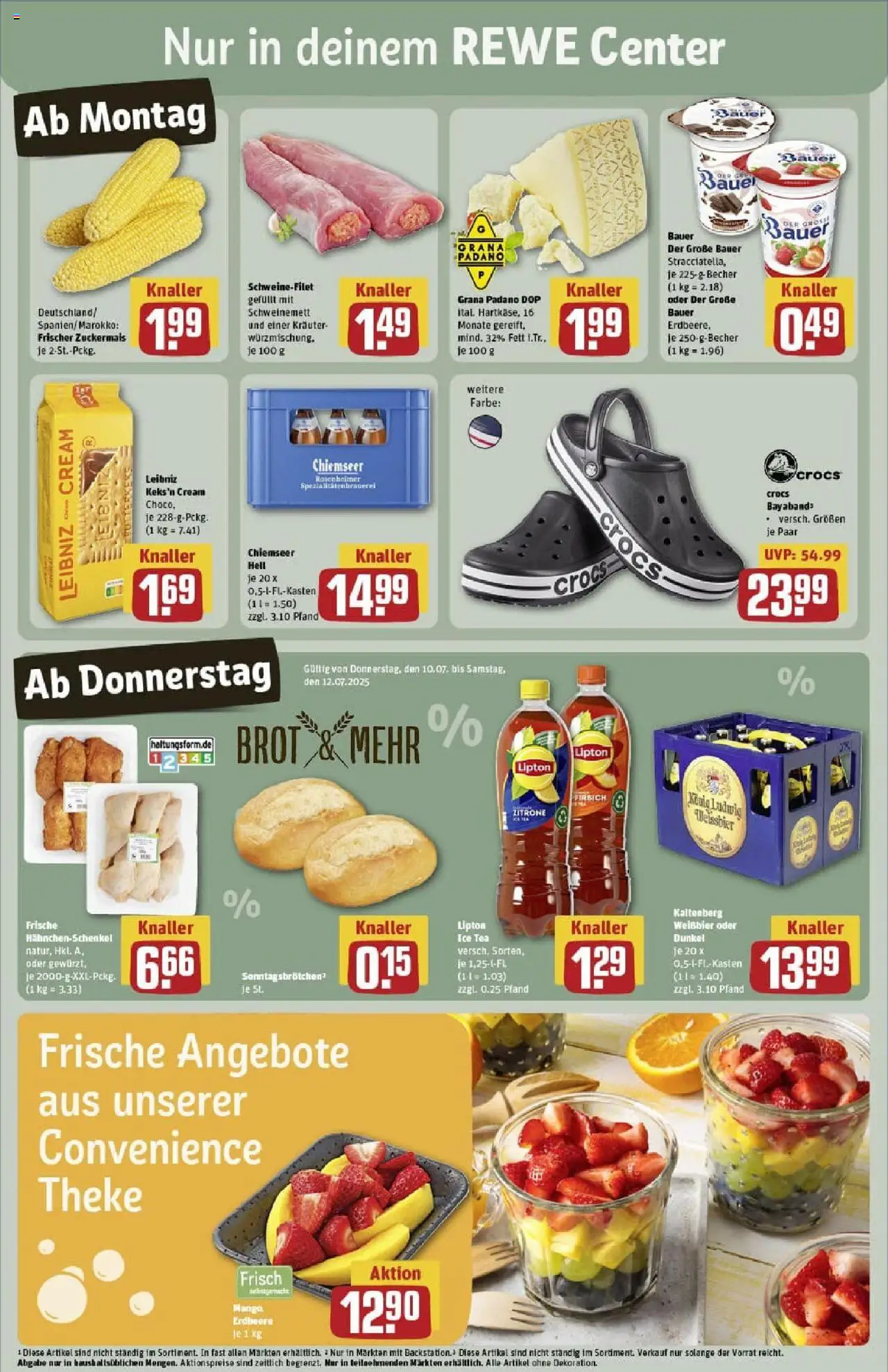 Rewe prospekt Pegnitz	 - gültig ab dem 06.07.2025 | Seite: 3 | Produkte: Theke, Schweinefilet, Zitrone, Brot