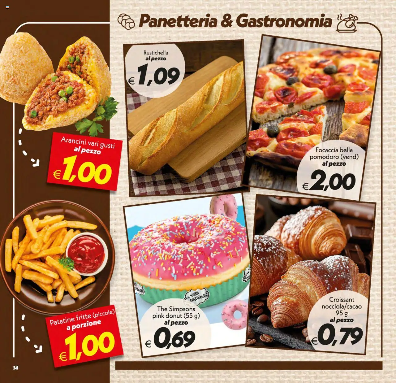 Volantino SuperConveniente del 12.08.2025 | Pagina: 14 | Prodotti: Patatine, Pomodoro, The, Croissant