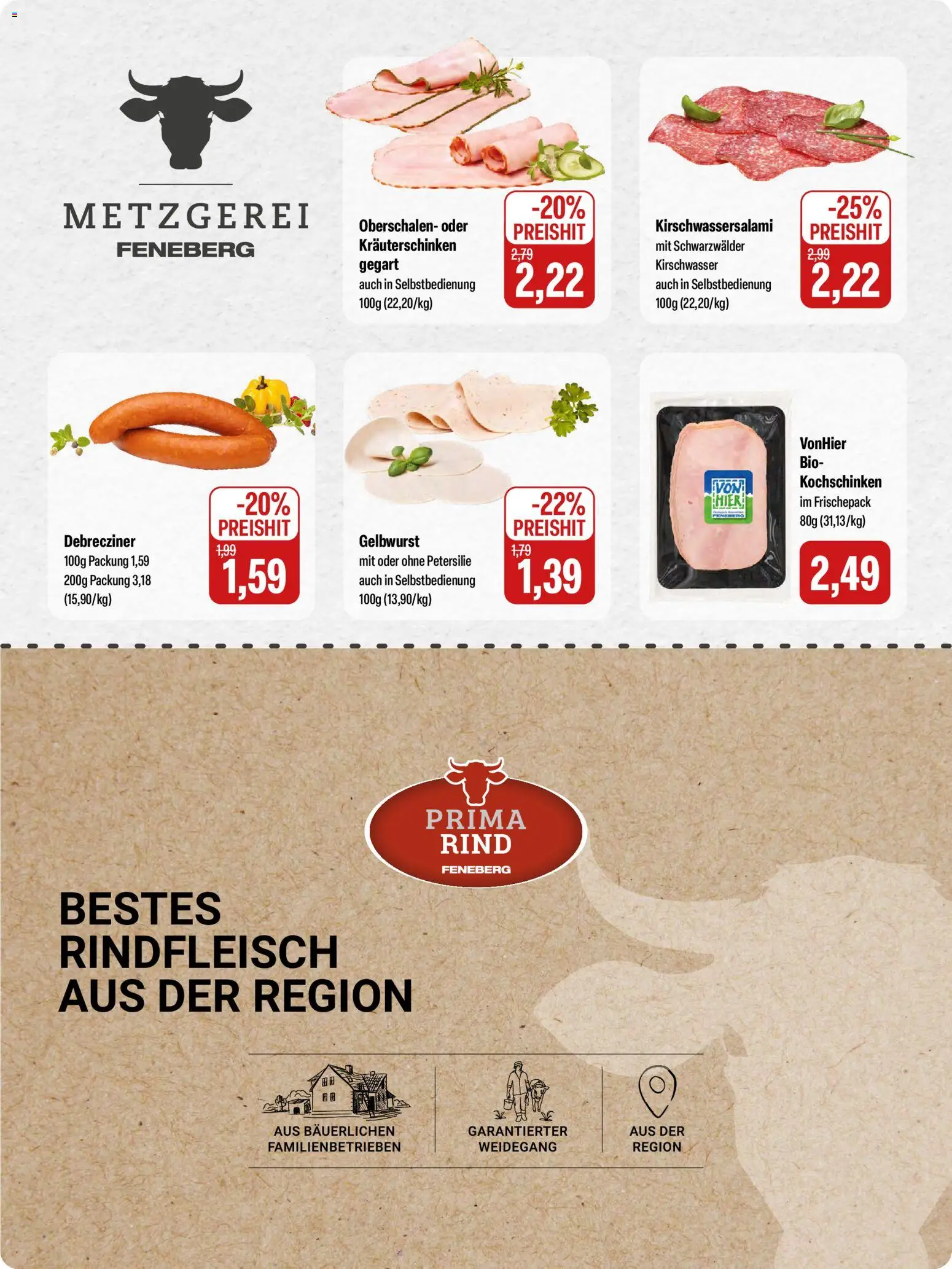 Feneberg Angebote – gültig ab 04.12.2025 | Seite: 2 | Produkte: Petersilie, Rindfleisch