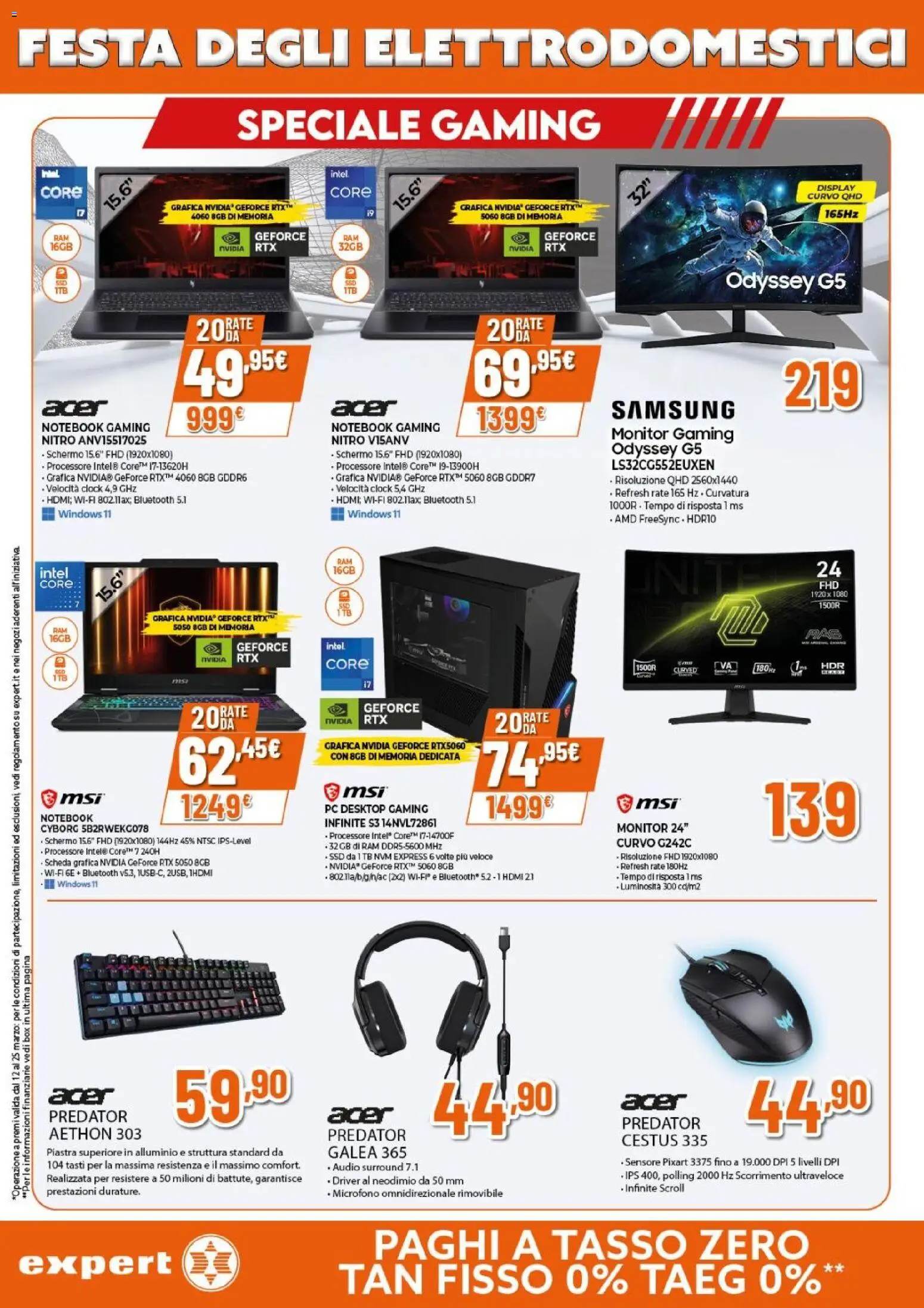 Volantino Expert del 12.03.2026 | Pagina: 26 | Prodotti: Schermo, Notebook, Audio, Samsung