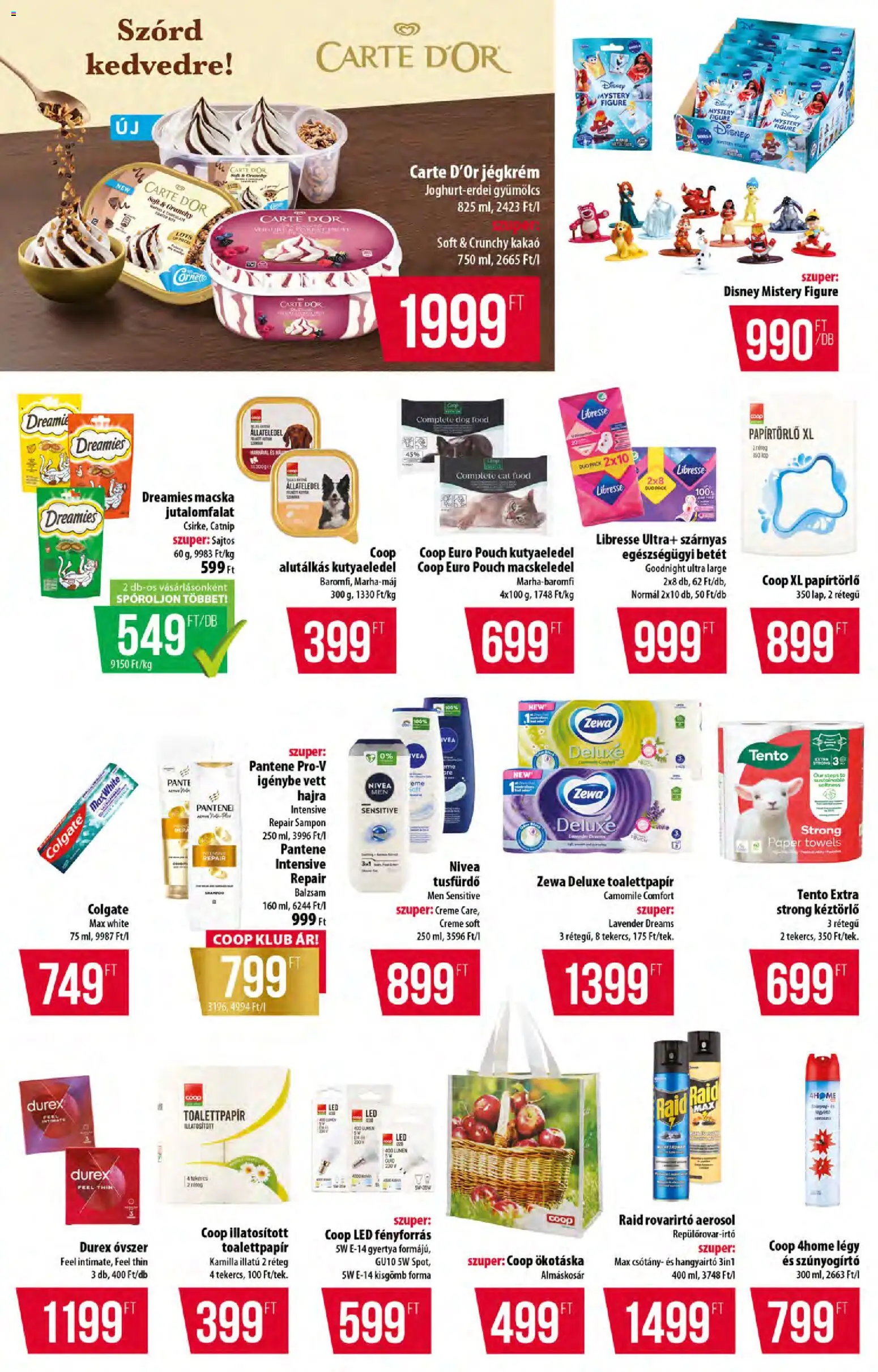 COOP akciós ujság - amely érvényes a következő dátumtól: 30.04.2026 | Oldal: 11 | Termékek: Kutyaeledel, Óvszer, Hangyairtó, Tusfürdő