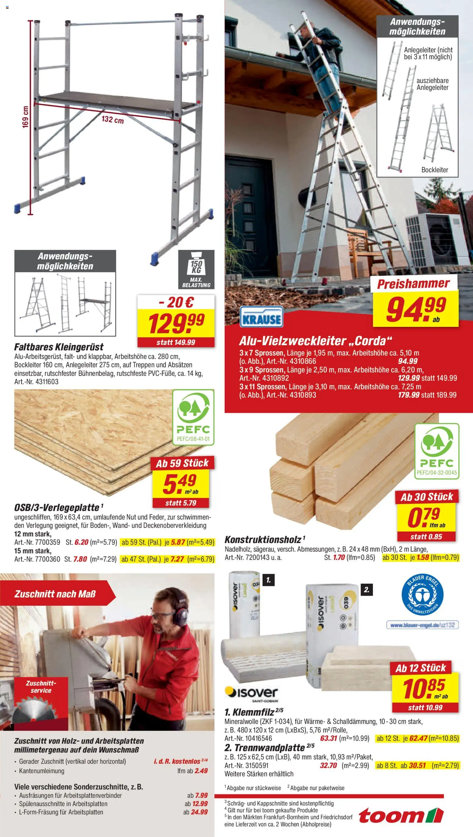 Toom Baumarkt Prospekt 	 – gültig ab 28.03.2026 | Seite: 21