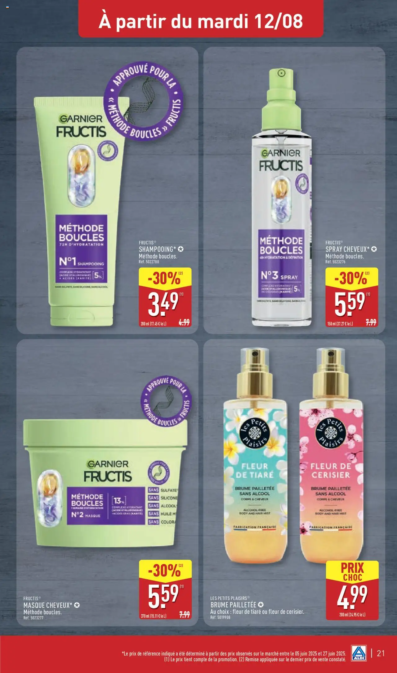  | Page: 23 | Produits: Alcool, Shampooing, Masque, Huile