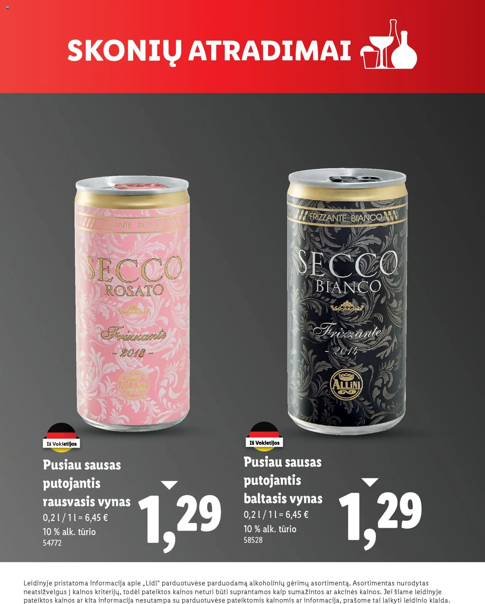 LIDL akcijos nuo 01.12.2025 | Puslapis: 7 | Prekių: Vynas