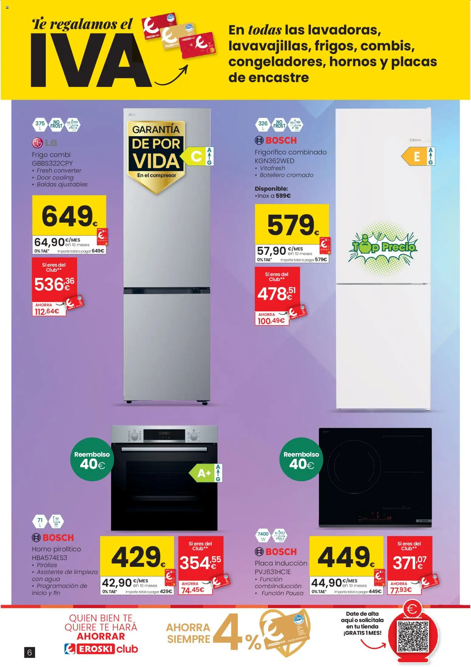 Eroski - Oh Qué tecno │ válido desde el 26.02.2026 | Página: 6 | Productos: Té, Horno, Combi