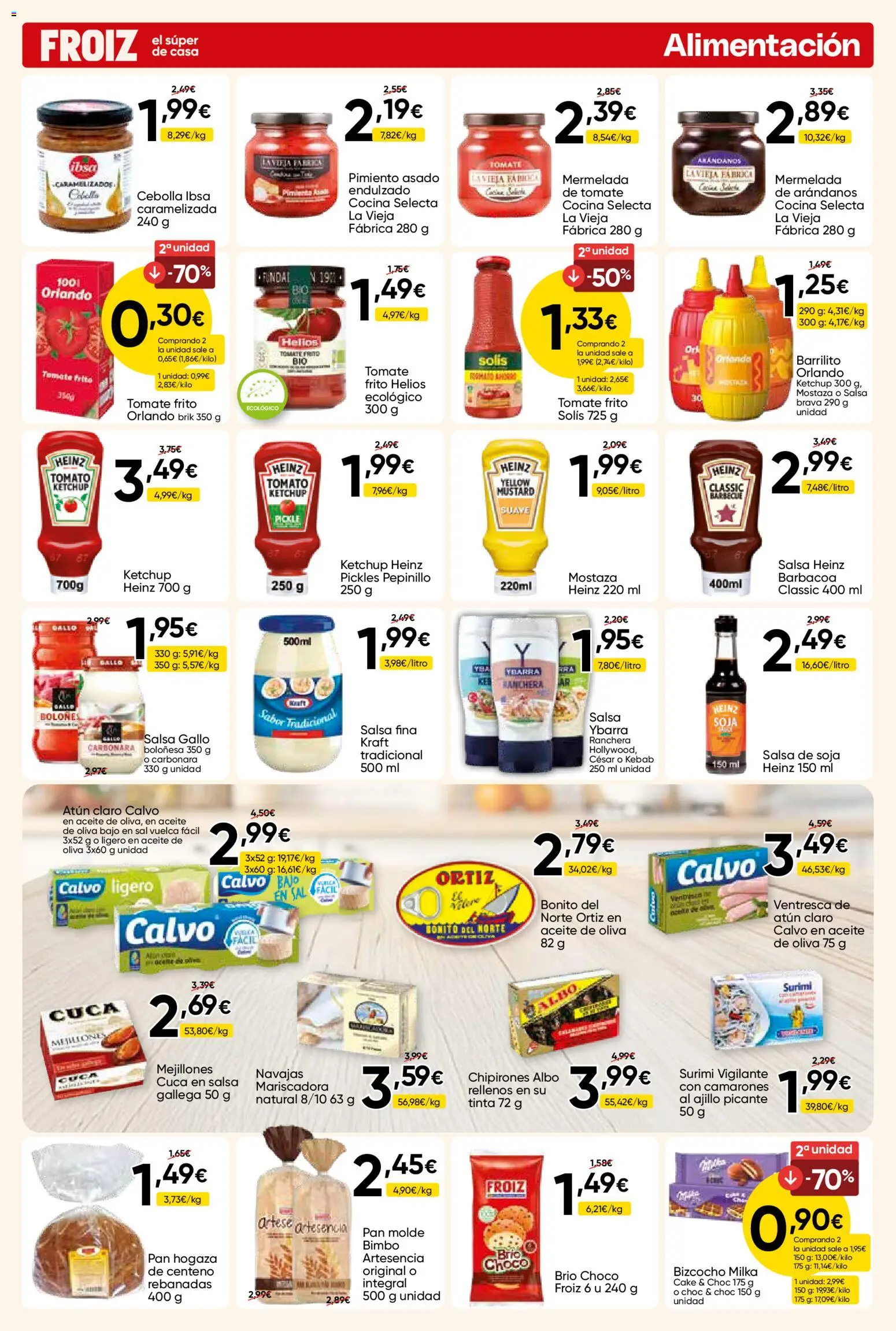 Froiz folleto │ válido desde el 09.04.2026 | Página: 11 | Productos: Aceite de oliva, Bizcocho, Barbacoa, Atún claro