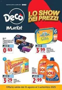 Anteprima del volantino Decò Market - Napoli catalogo valido a partire dal 21.08.2025