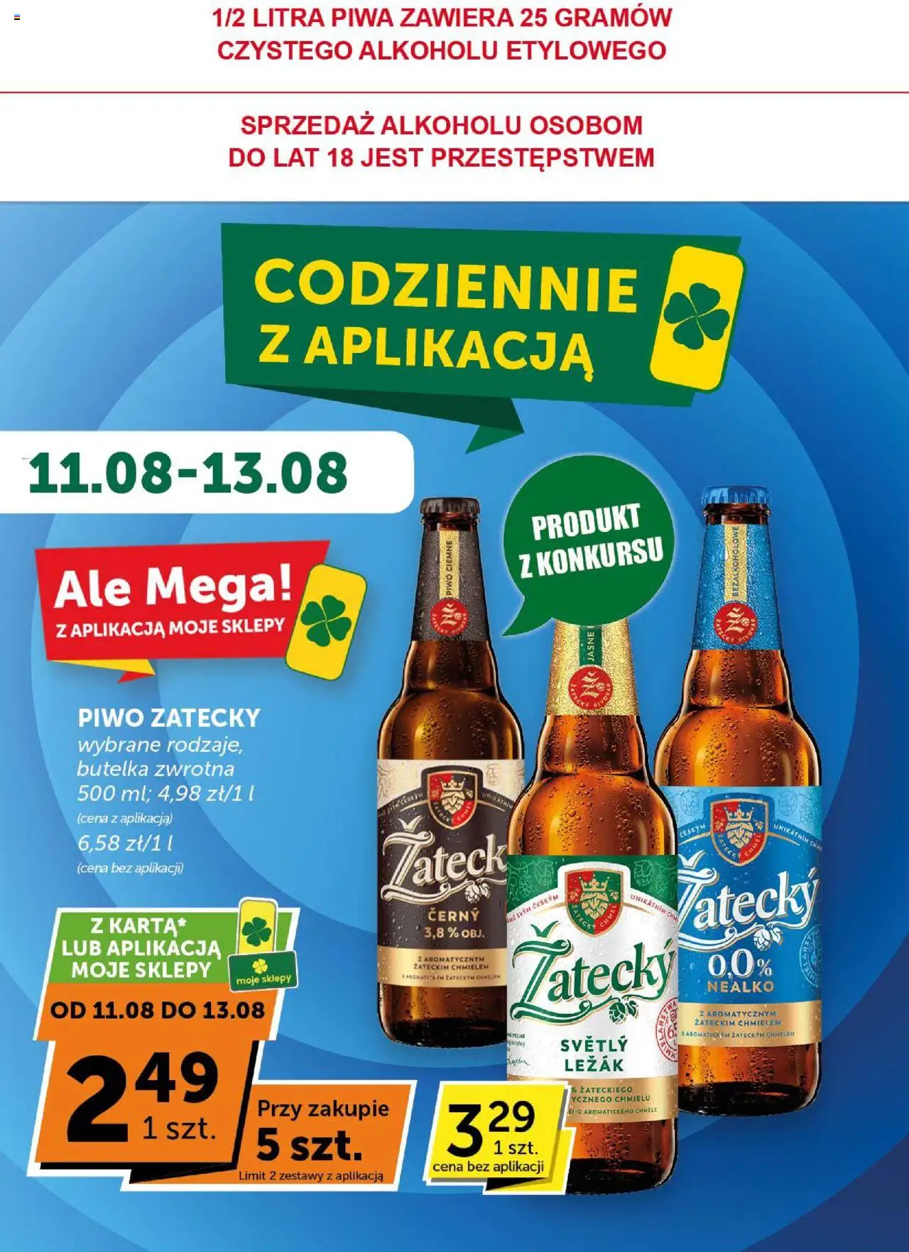 Groszek Gazetka - Minimarket od 07.08.2025 | Strona: 6 | Produkty: Leżak, Piwo
