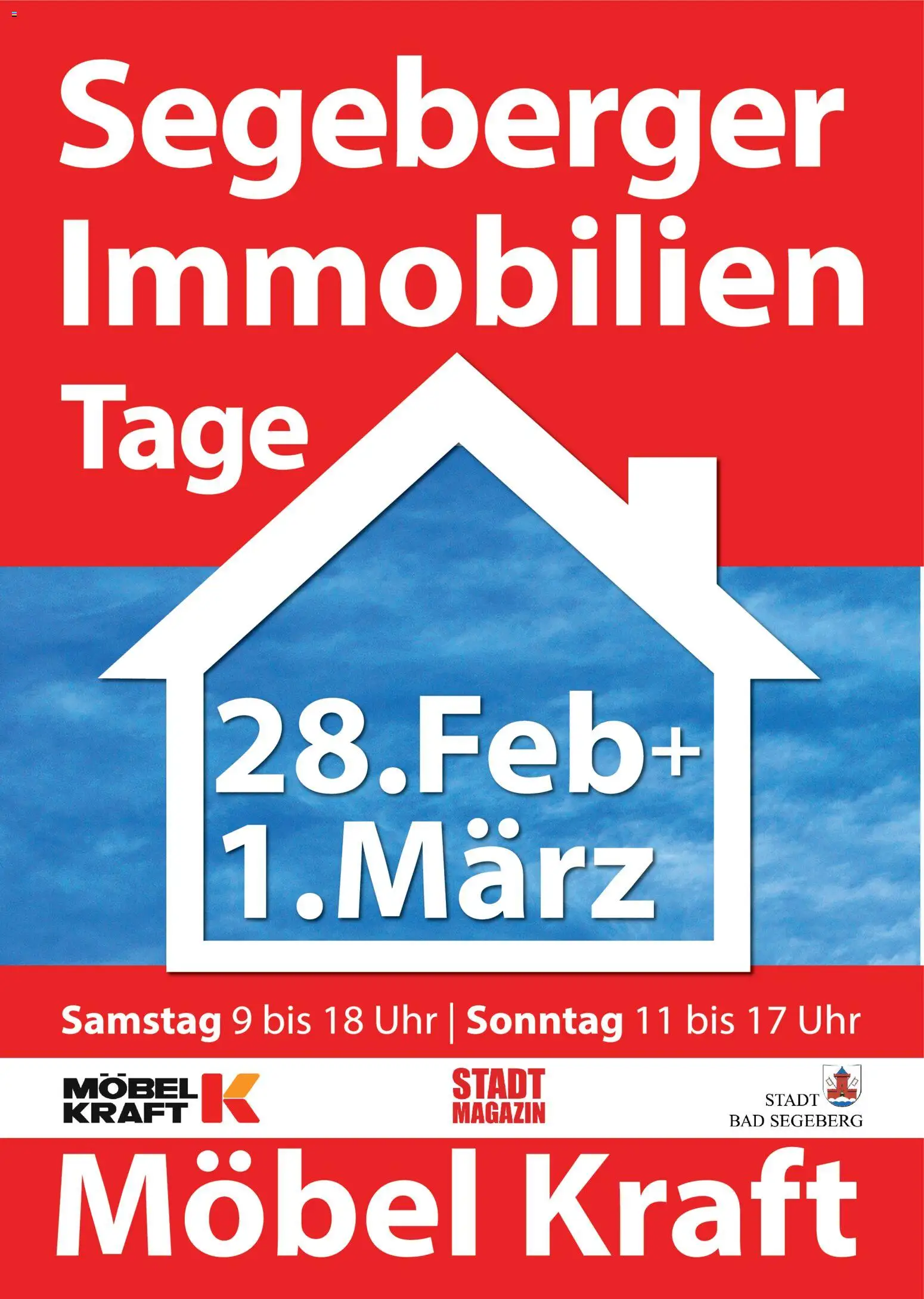 Möbel Kraft Segeberger Immobilientage – gültig ab 28.02.2026 | Seite: 1 | Produkte: Bad, Uhr