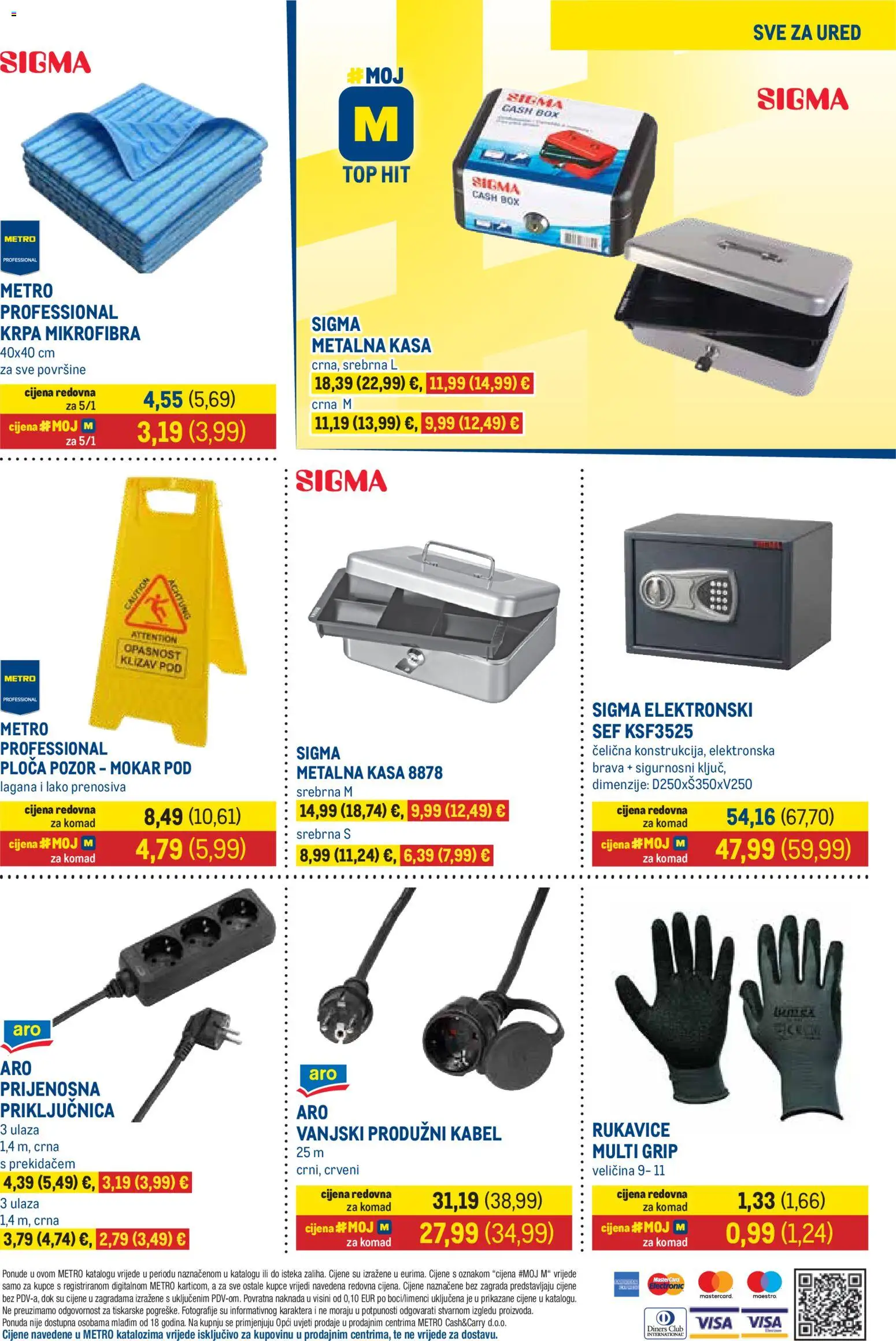 Metro katalog | vrijedi od 16.01.2026 | Stranica: 11 | Proizvodi: Krpa, Sef, Rukavice, Kabel