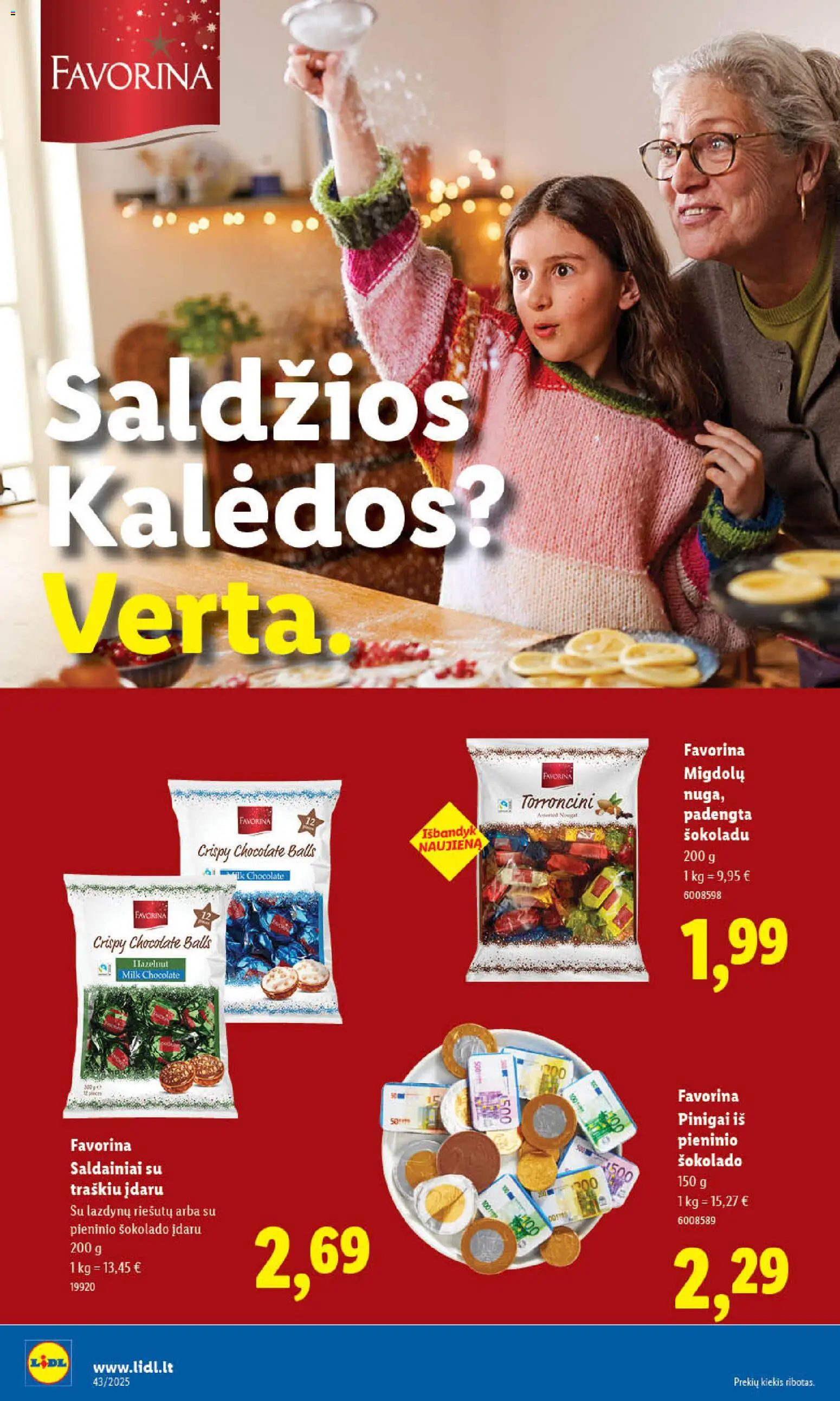 LIDL akcijos nuo 23.10.2025 | Puslapis: 22 | Prekių: Saldainiai